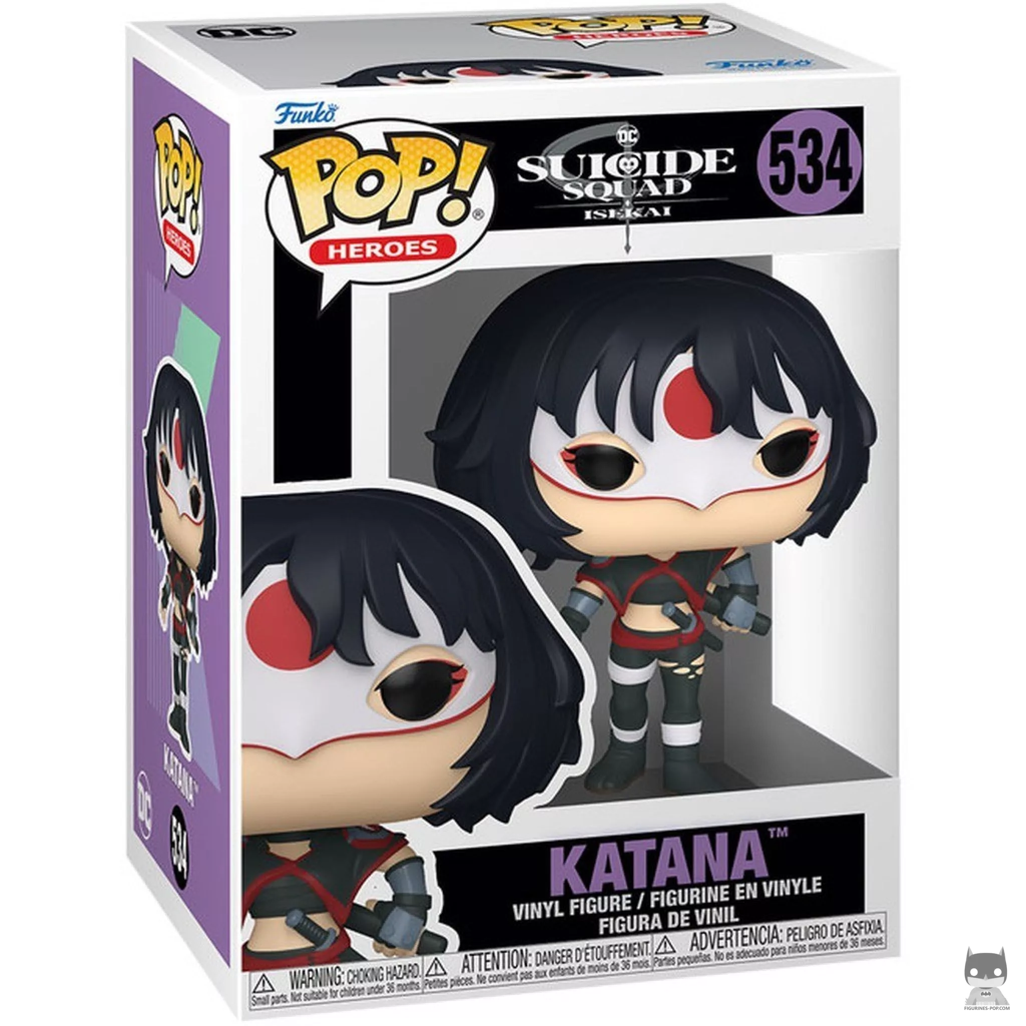 Katana Funko Pop! figure in its box