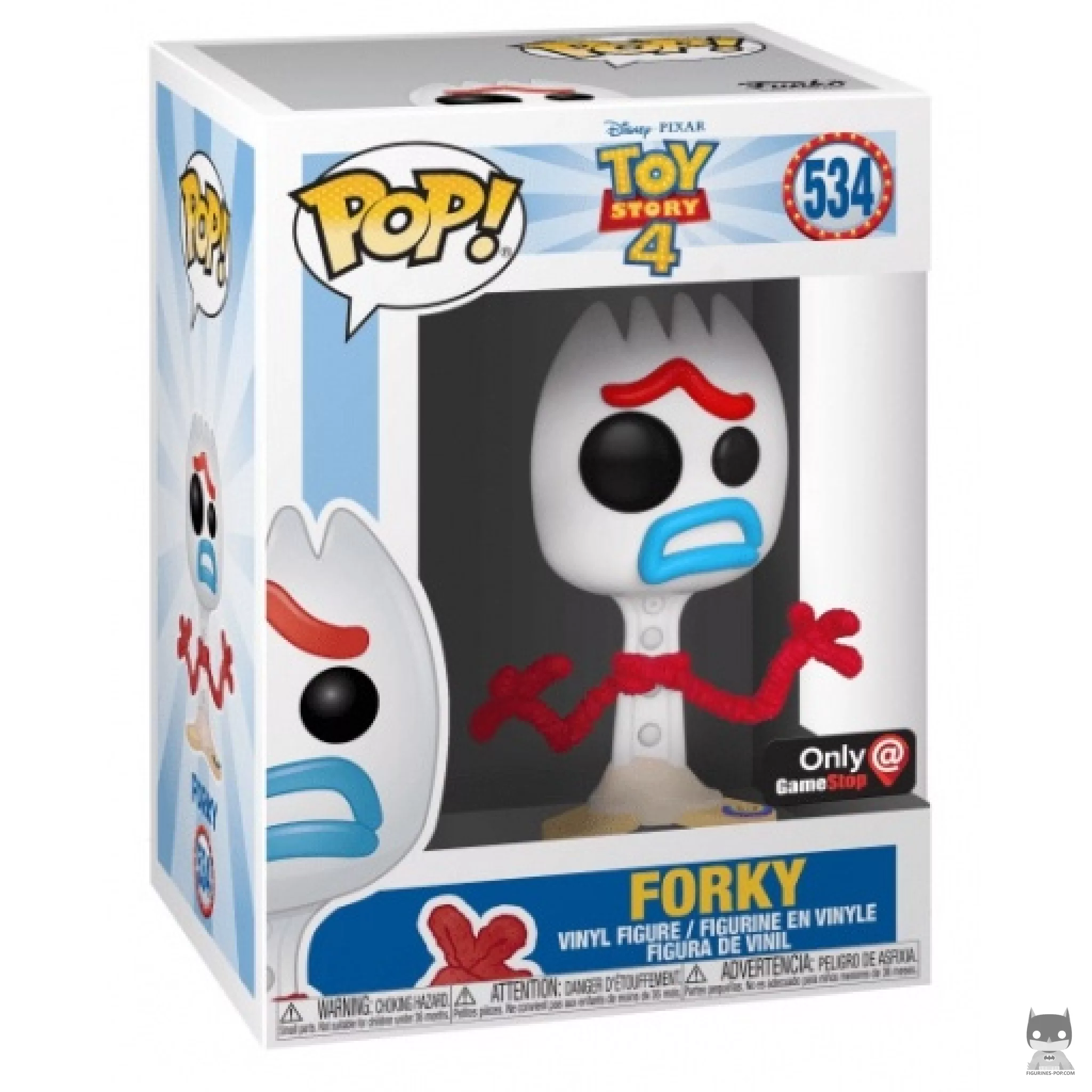 Forky sad Funko Pop! figure in its box