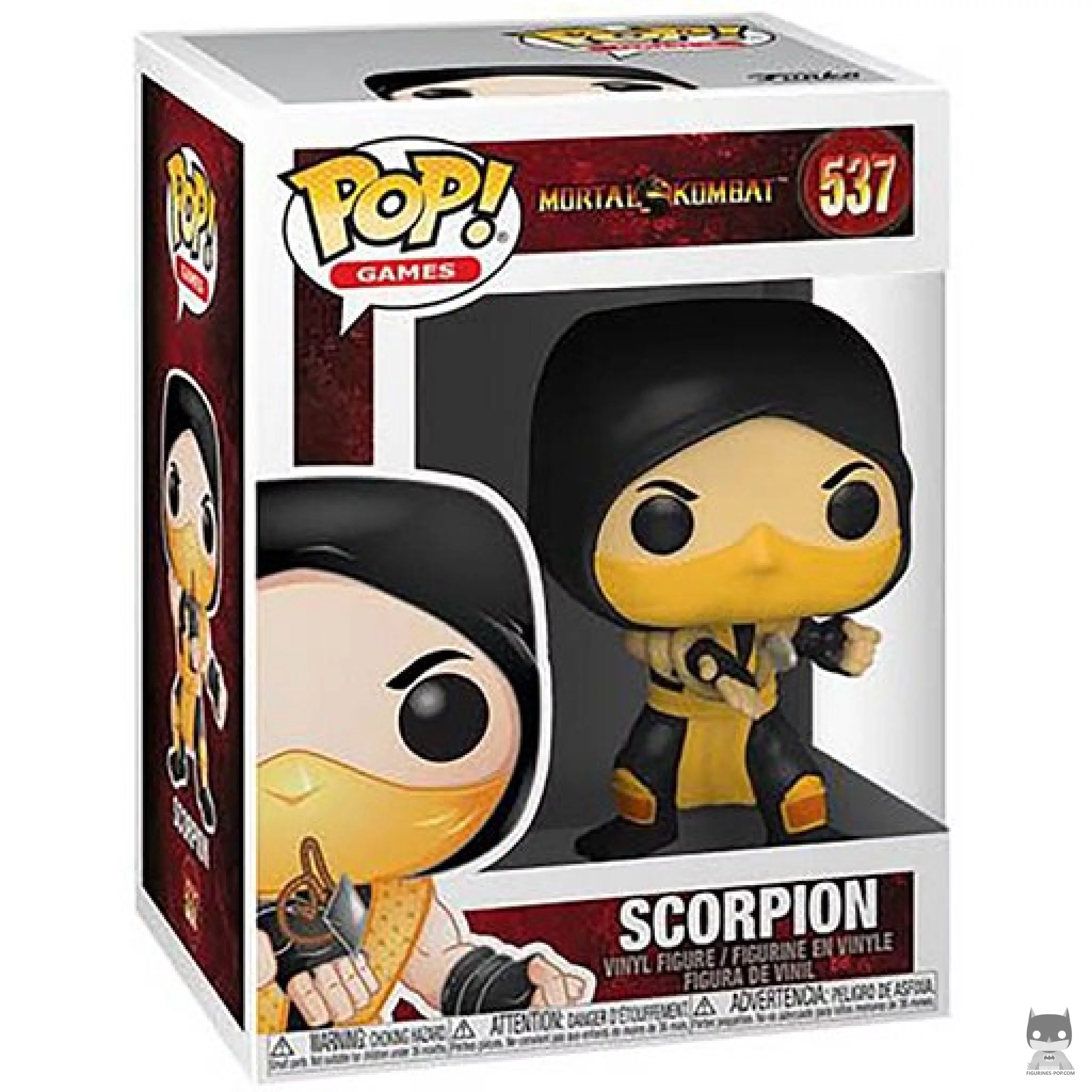 Scorpion Funko Pop! figure in its box