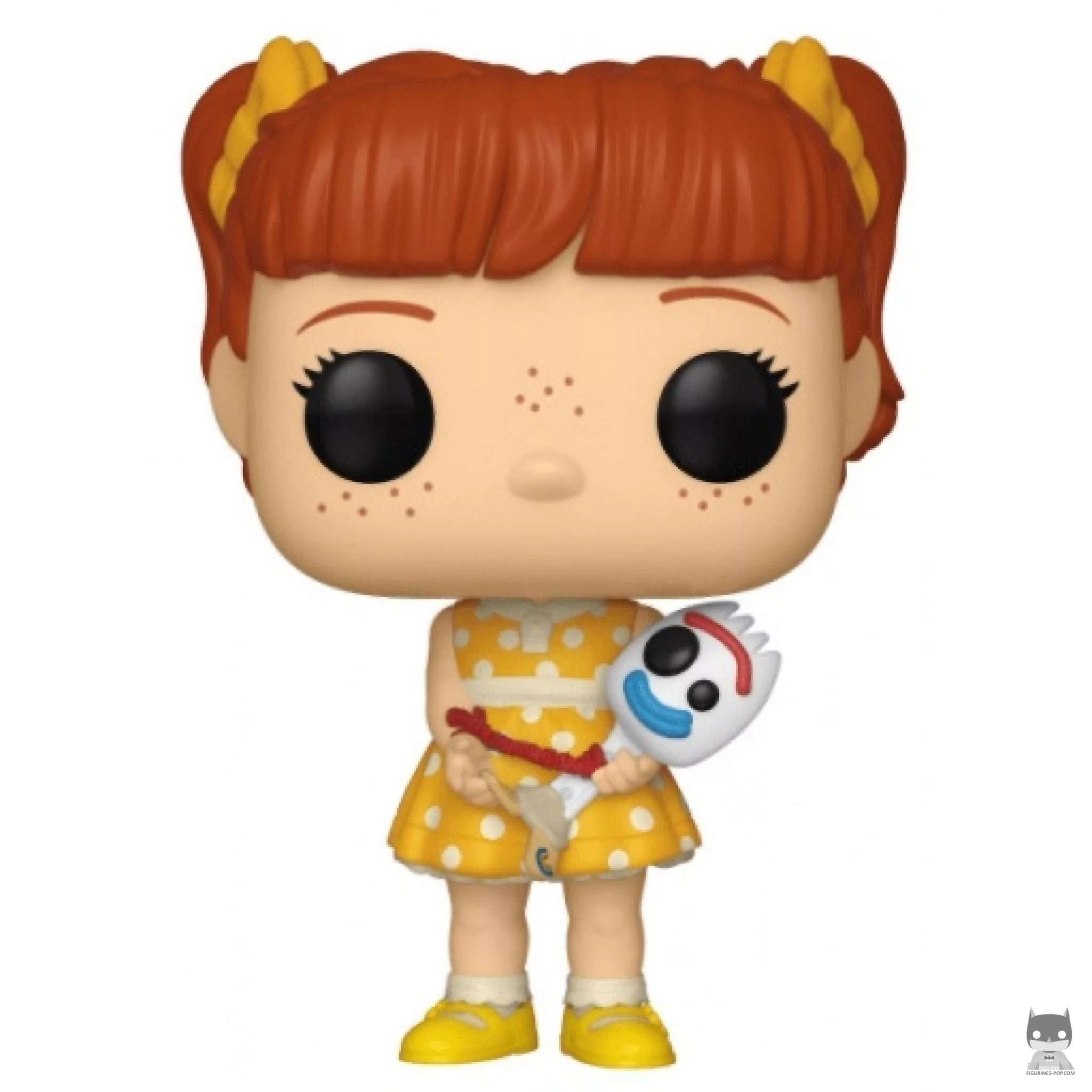 Gabby Gabby holding Forky Funko Pop! figure (Toy Story 4)