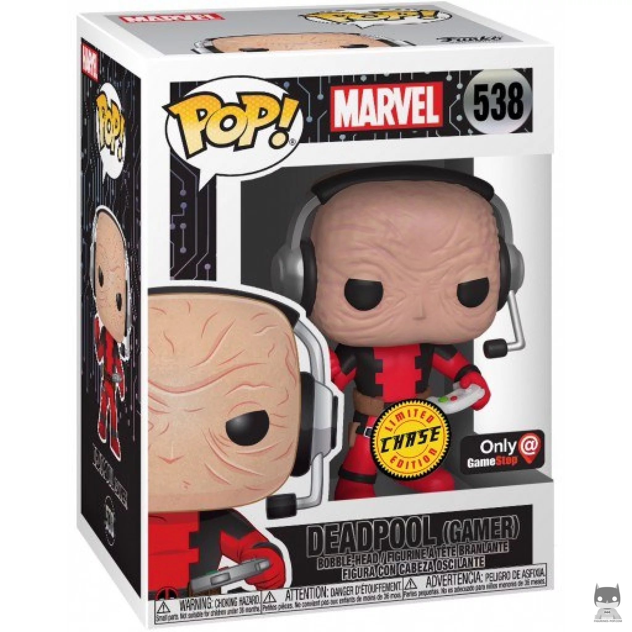 Deadpool Gamer (Chase) Funko Pop! figure in its box