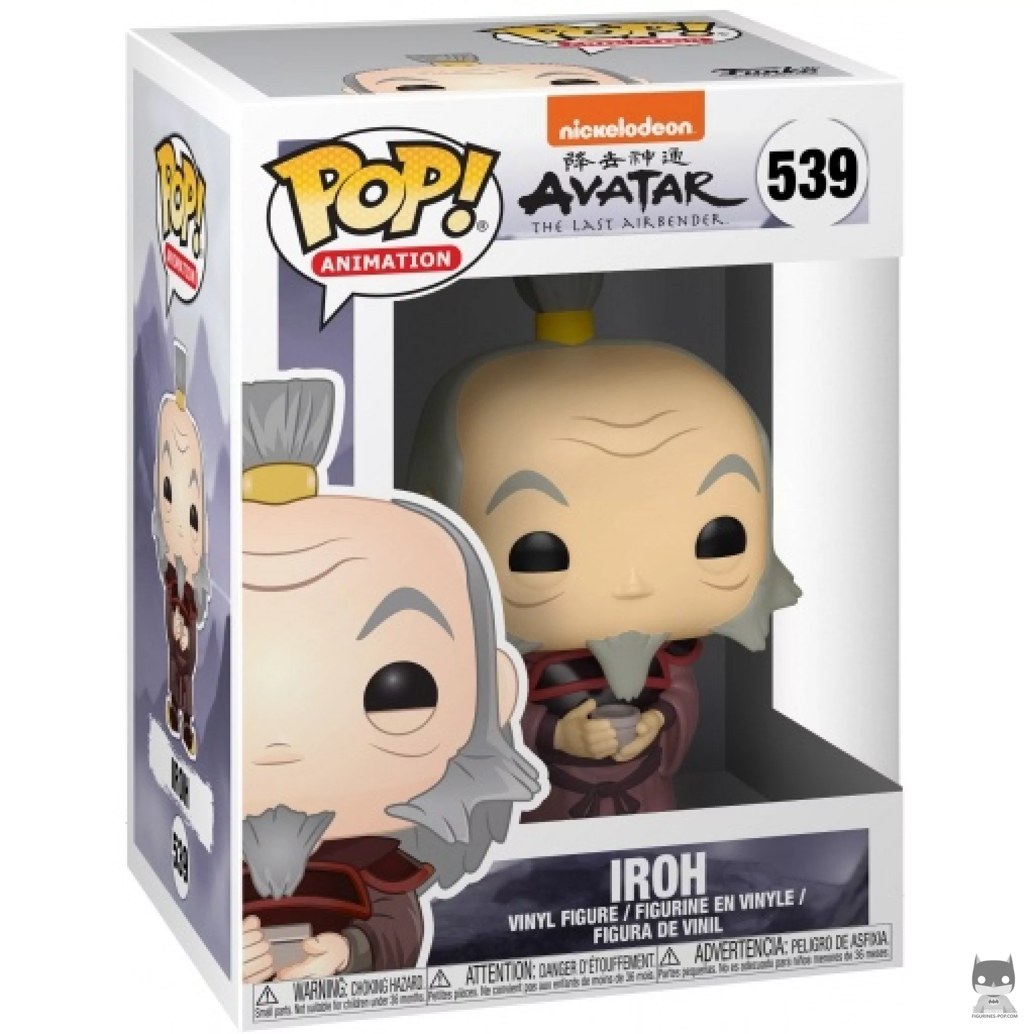 Iroh Funko Pop! figure in its box