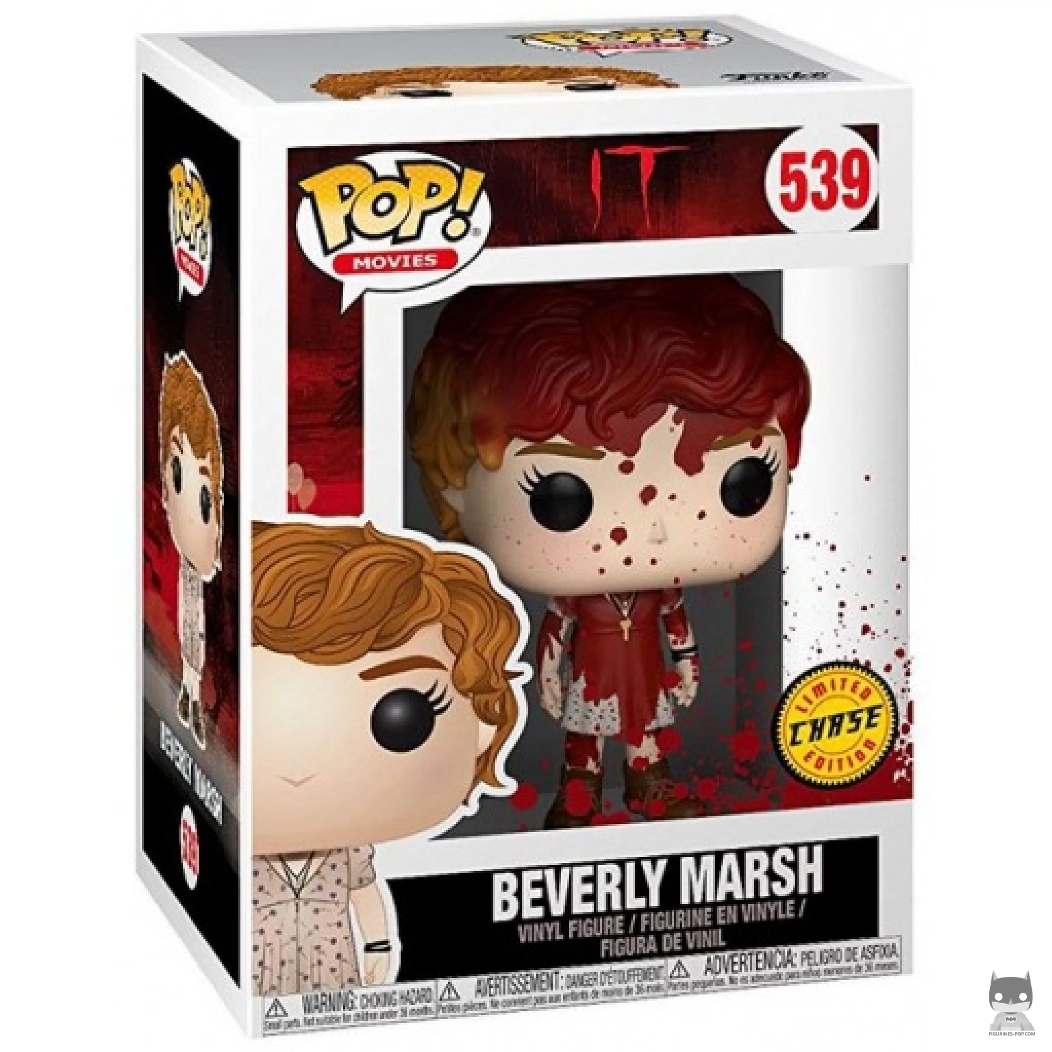 Beverly Marsh with key necklace (Bloody & Chase) Funko Pop! figure in its box