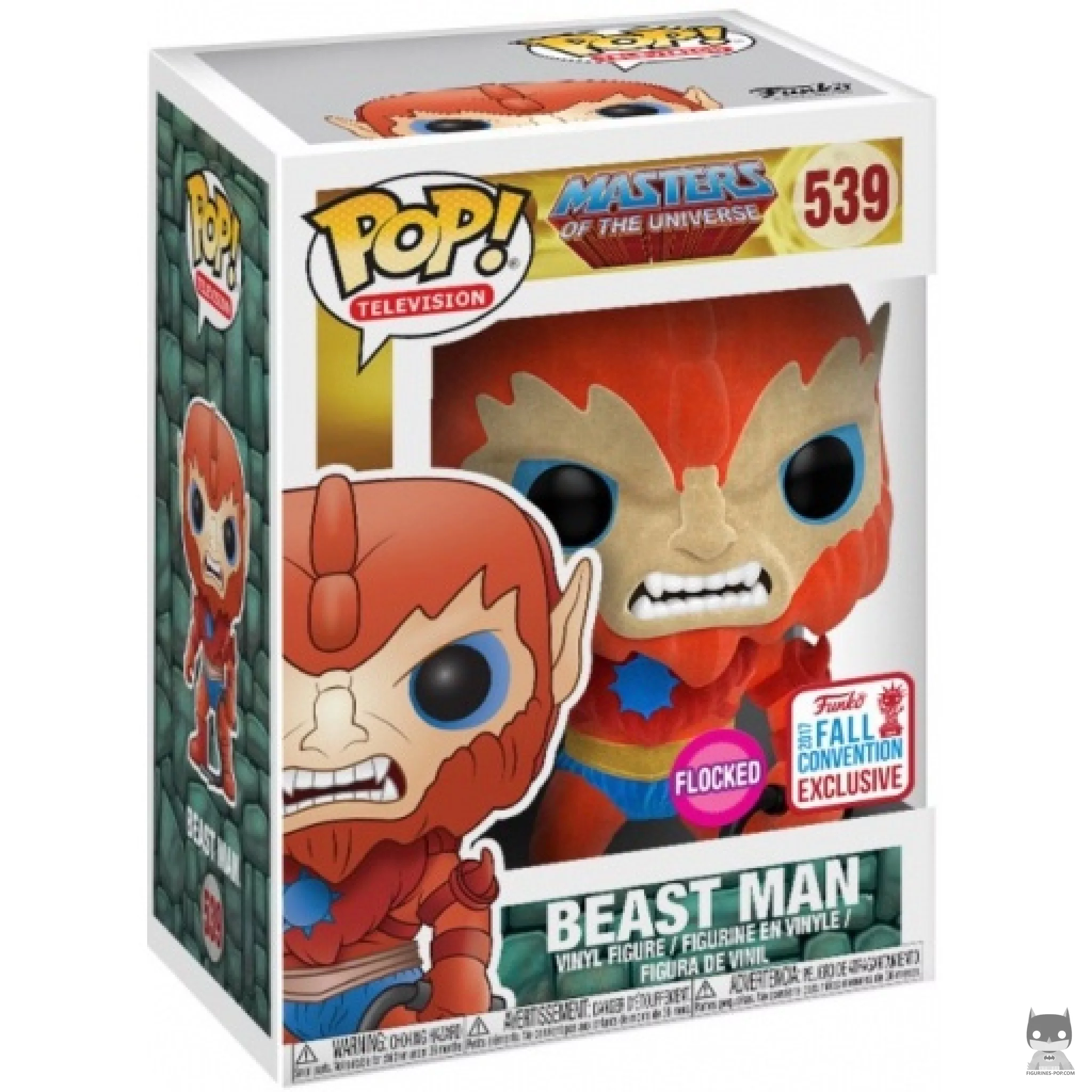 Beast Man (Flocked) Funko Pop! figure in its box