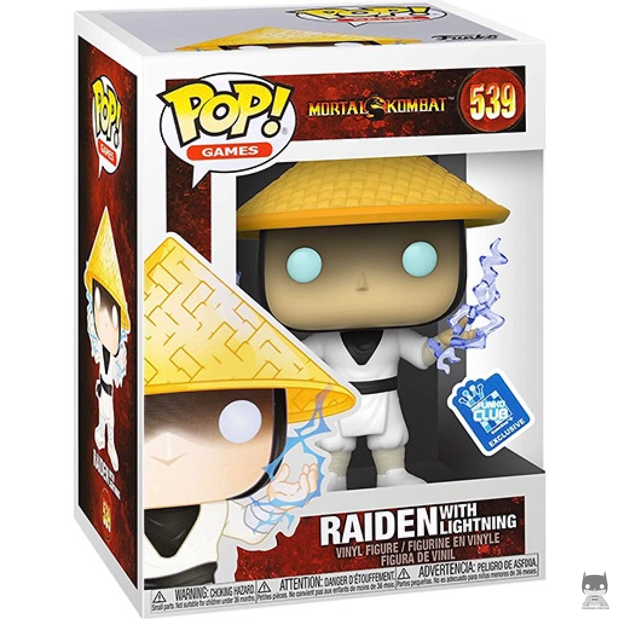 Raiden Funko Pop! figure in its box
