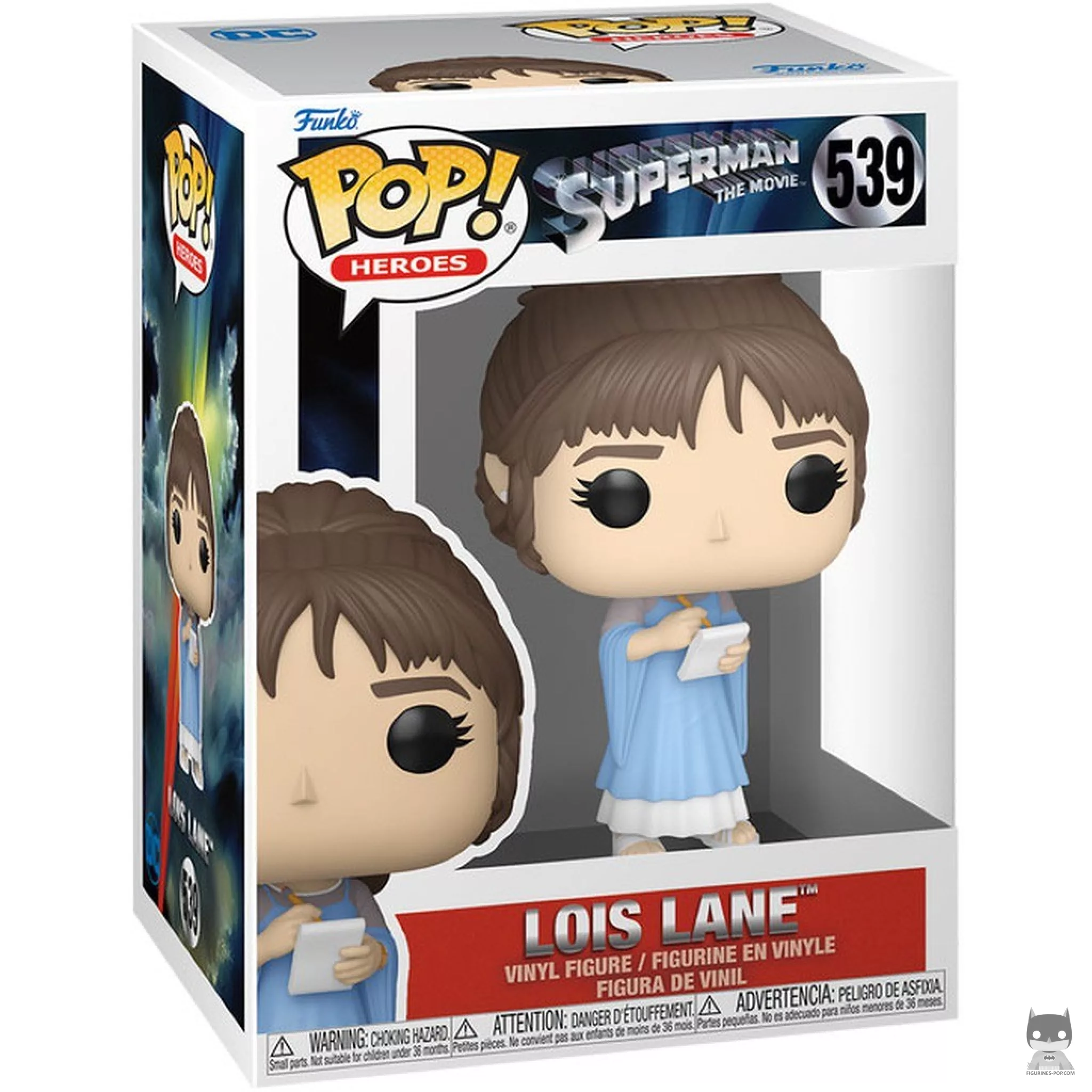 Lois Lane Funko Pop! figure in its box