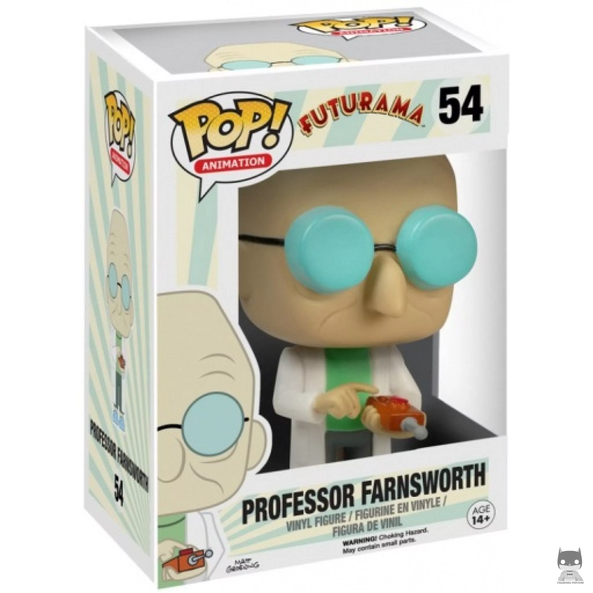Professor Farnsworth Funko Pop! figure in its box