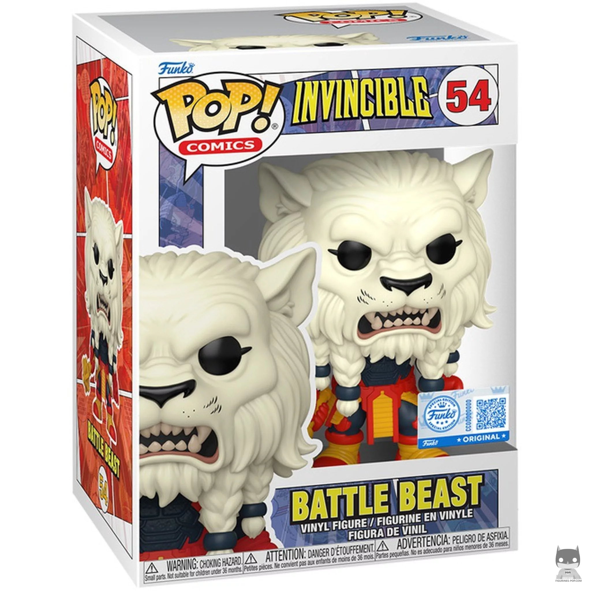 Battle Beast Funko Pop! figure in its box