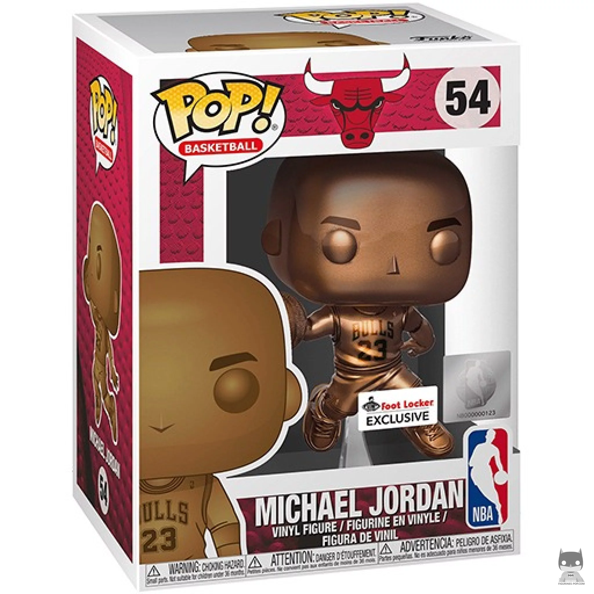 Michael Jordan (Bronzed) Funko Pop! figure in its box