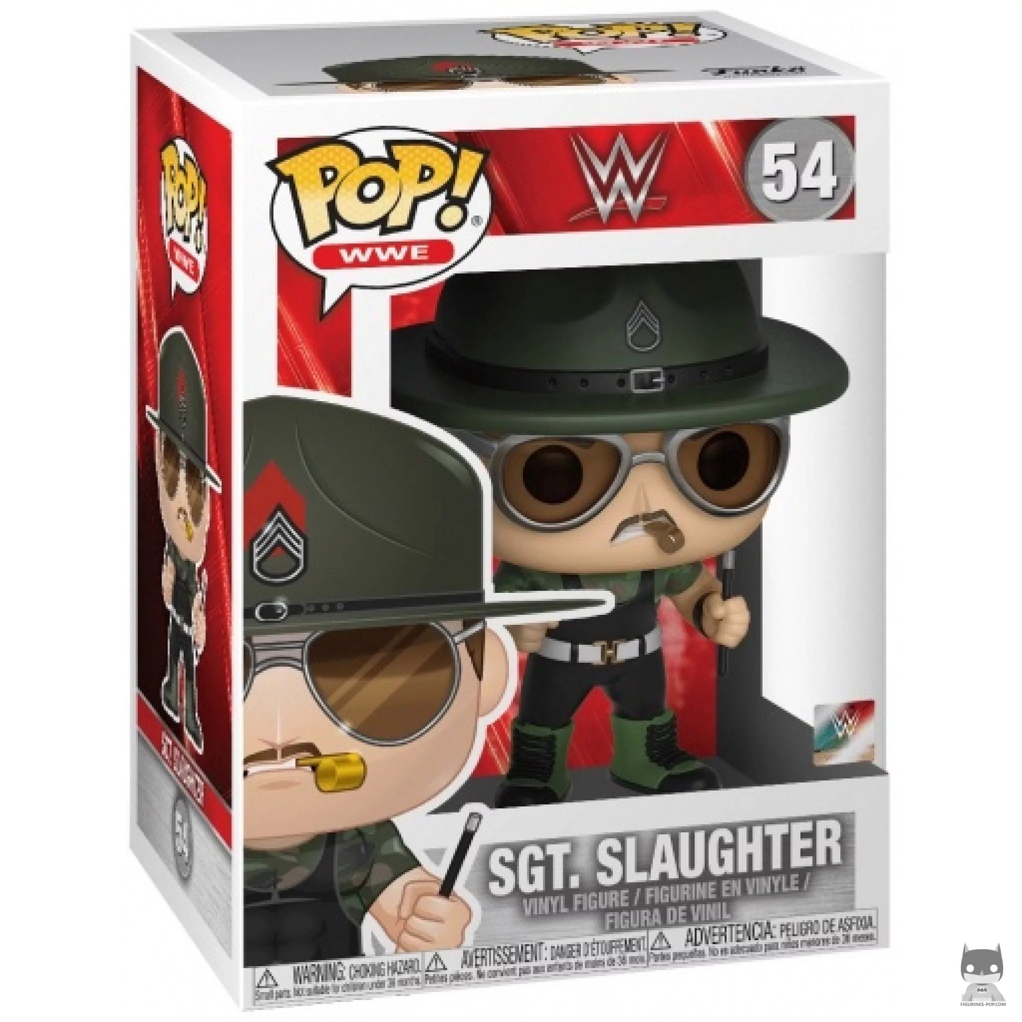 Sgt. Slaughter Funko Pop! figure in its box