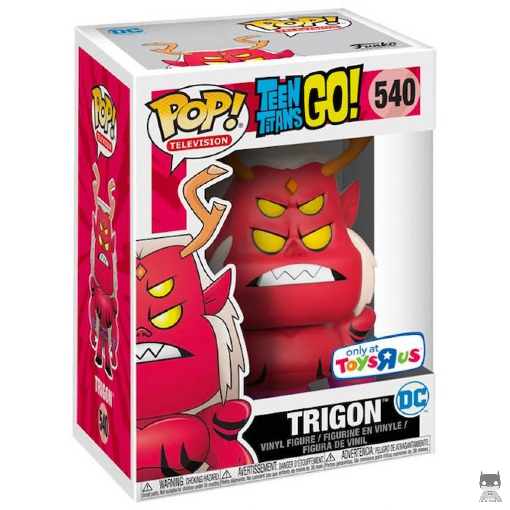 Trigon Funko Pop! figure in its box