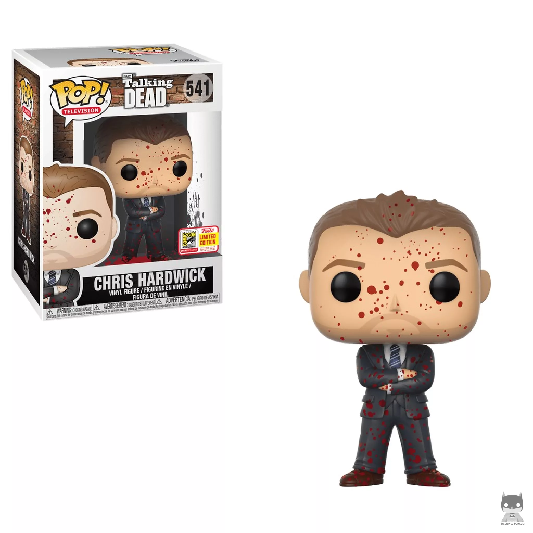 Chris Hardwick (Bloody) Funko Pop! figure in its box