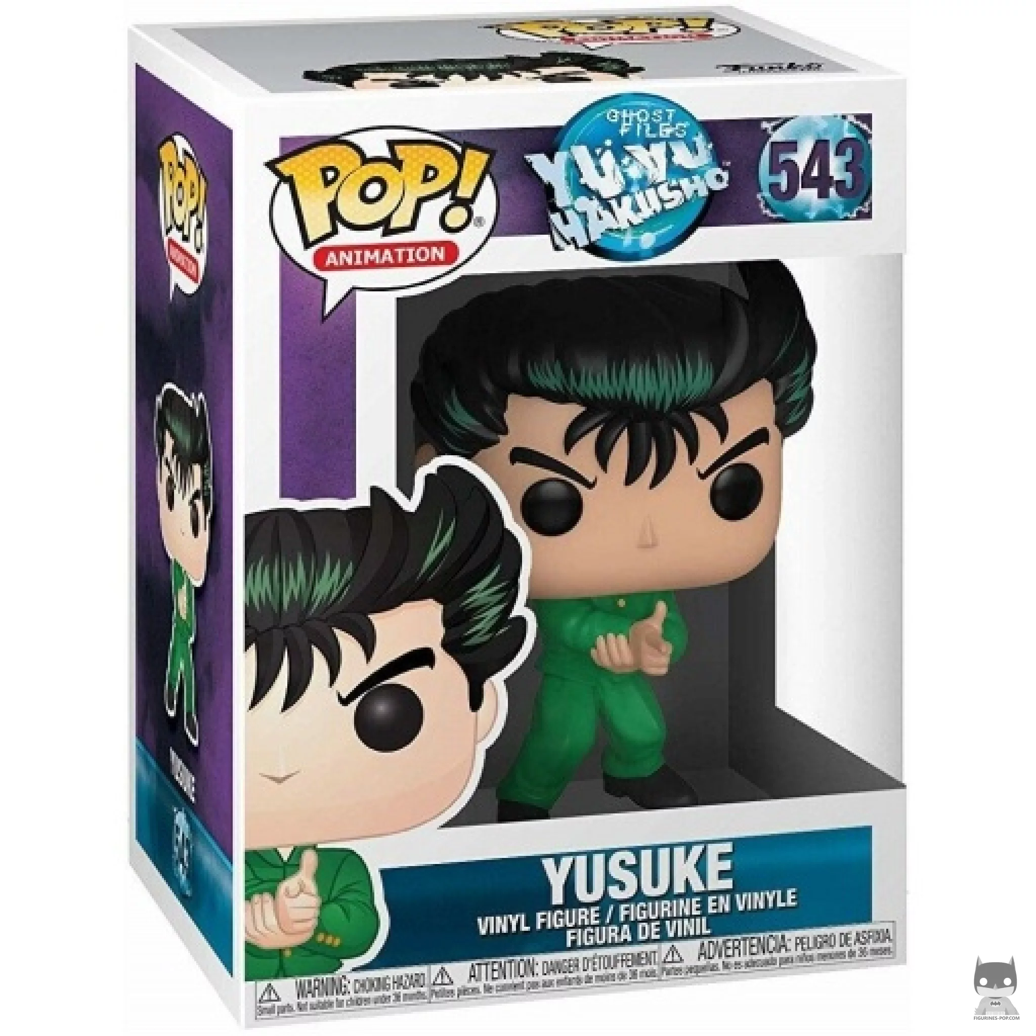Yusuke Funko Pop! figure in its box