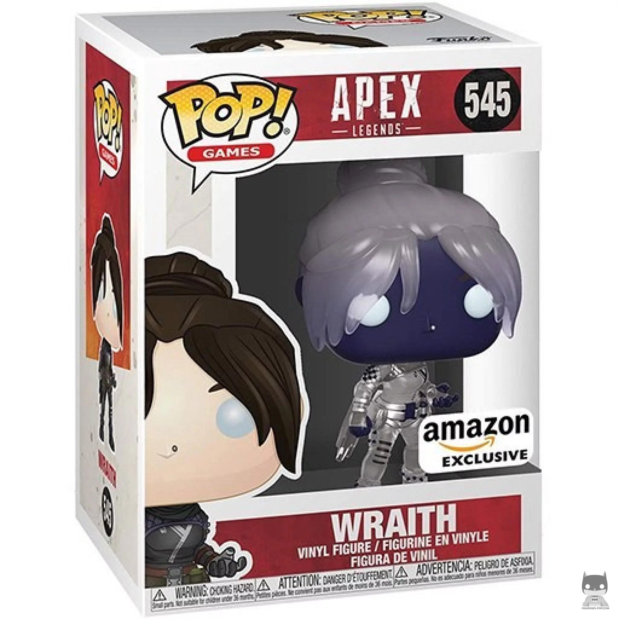 Wraith (Translucent) Funko Pop! figure in its box
