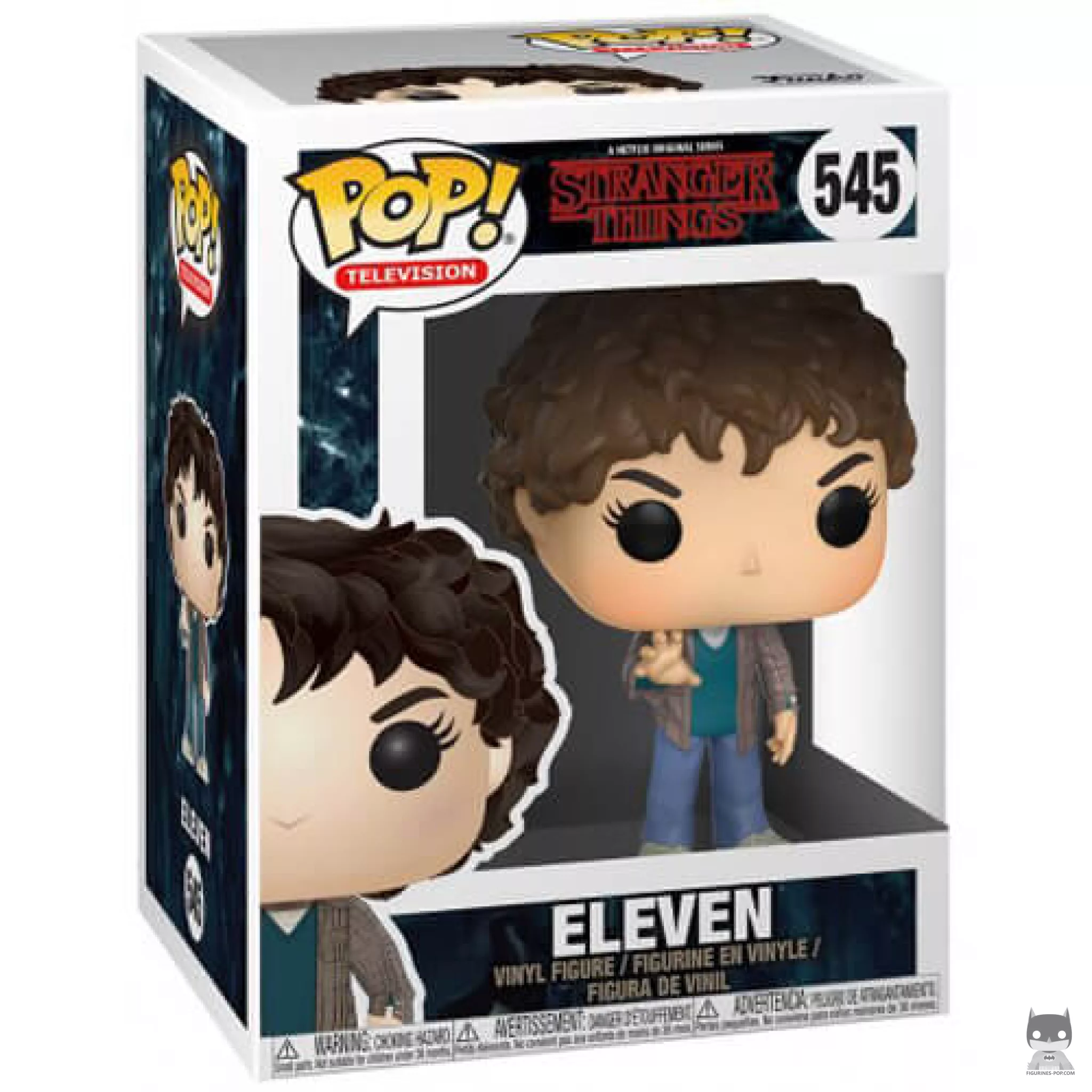 Eleven with hair Funko Pop! figure in its box