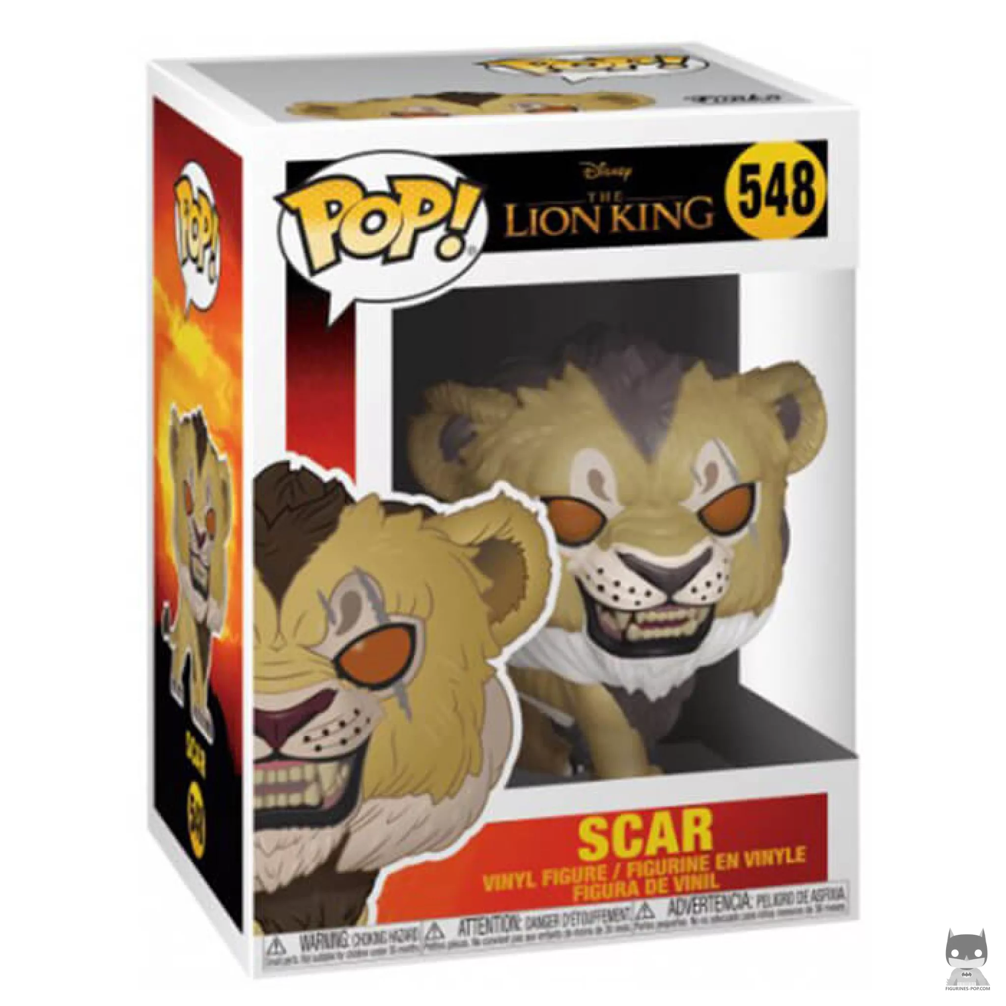 Scar Funko Pop! figure in its box