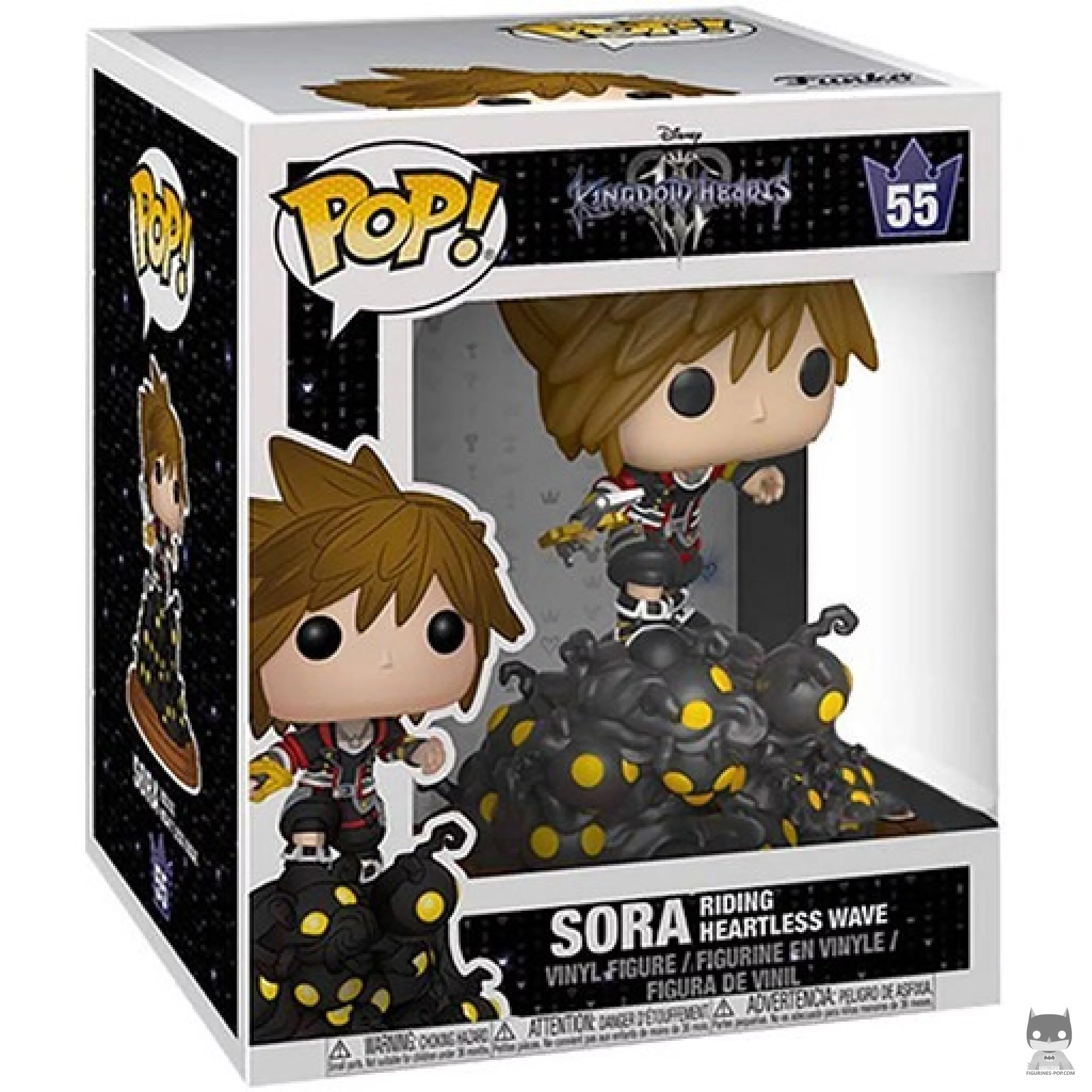 Sora (Riding Heartless Wave) Funko Pop! figure in its box