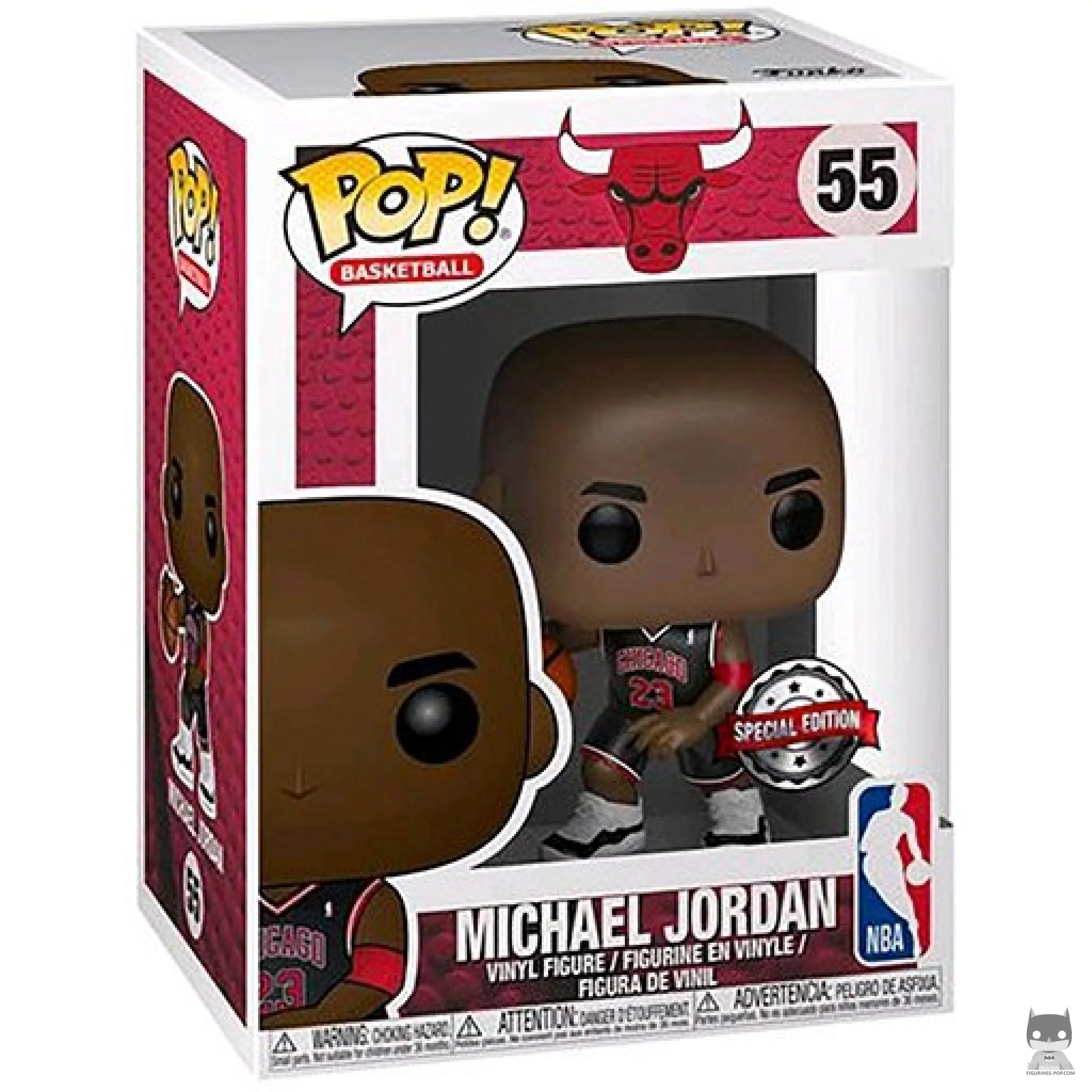 Michael Jordan (Black Alternate Jersey) Funko Pop! figure in its box