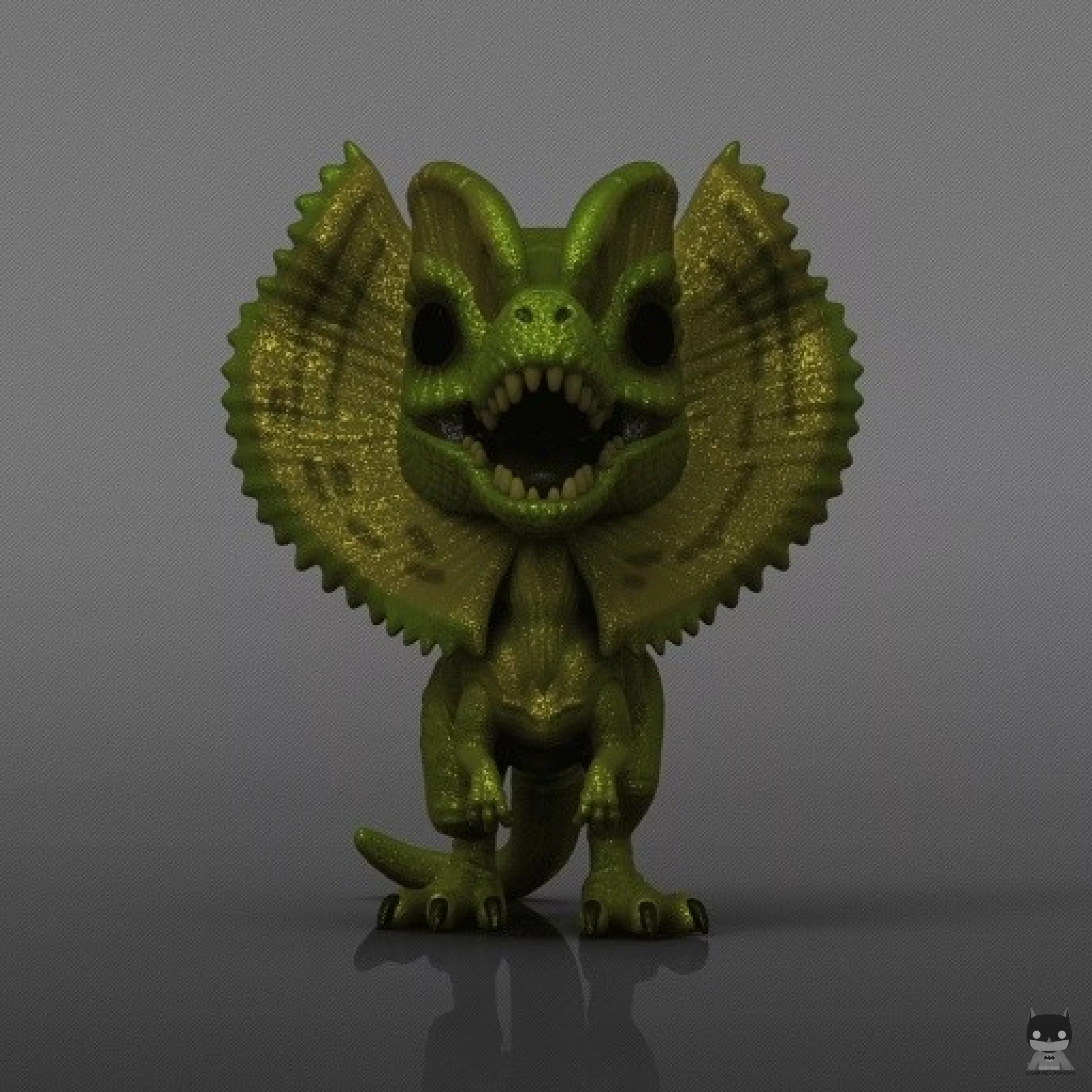 Dilophosaurus (Glow in the Dark) Funko Pop! figure (Jurassic Park)