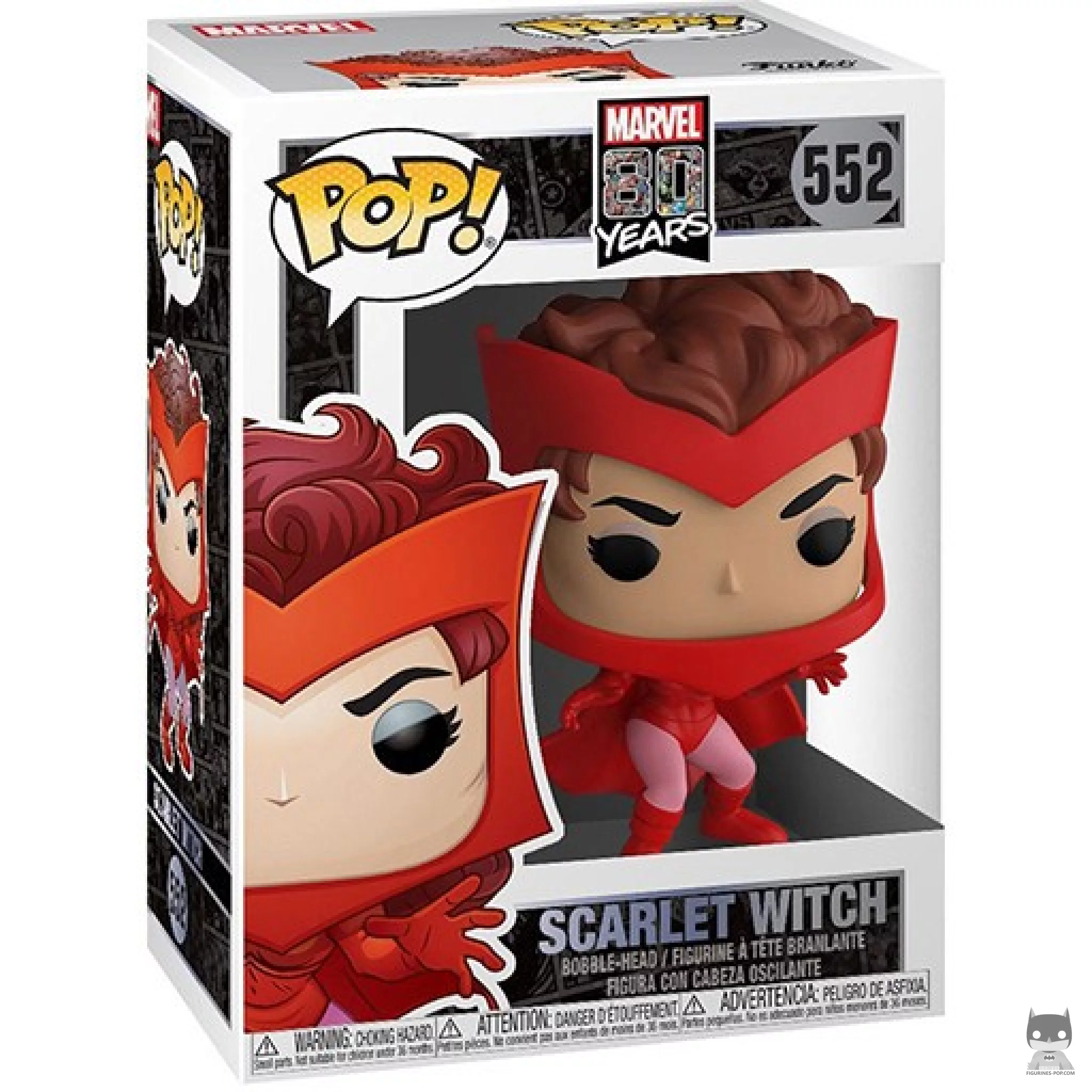 Scarlet Witch Funko Pop! figure in its box