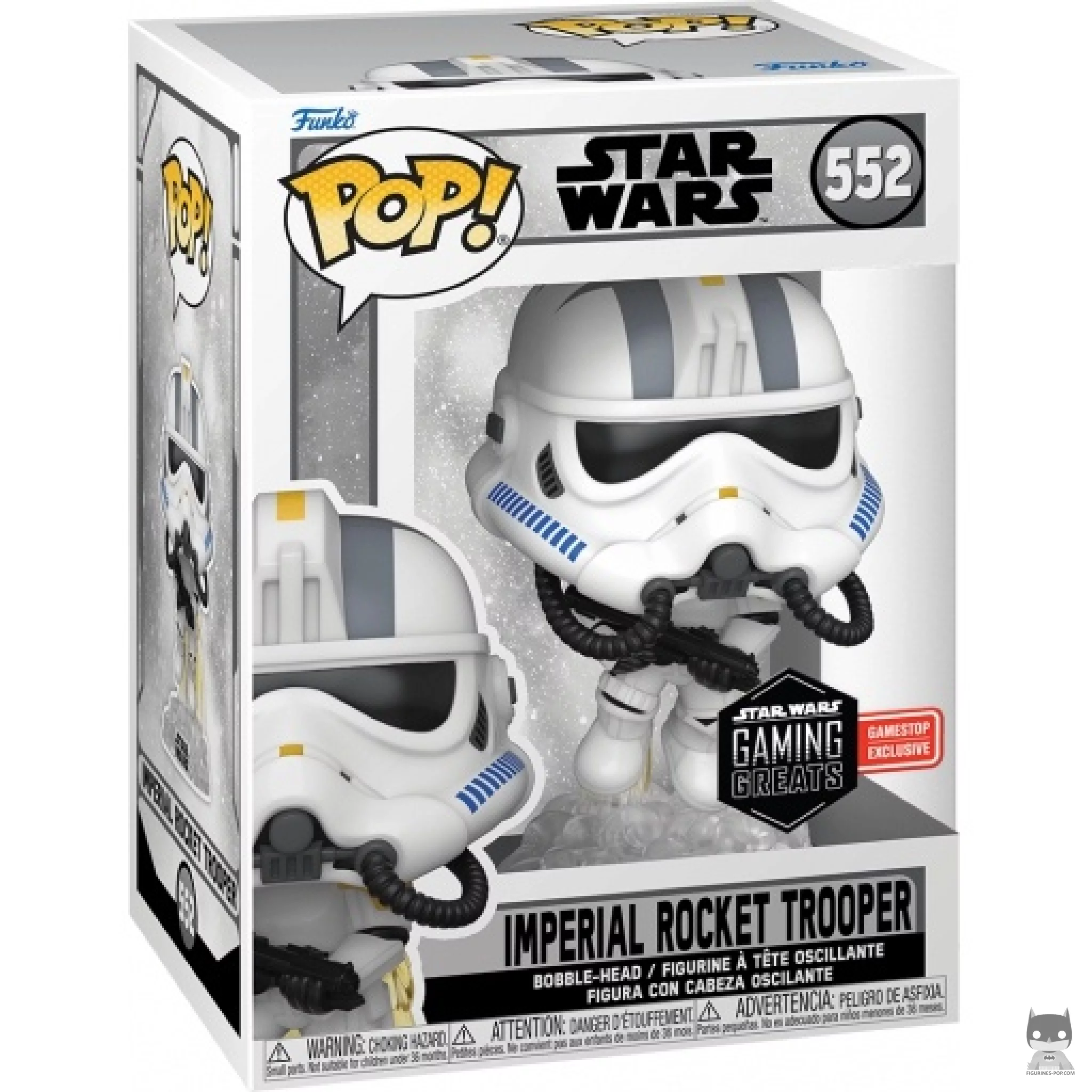 Imperial Rocket Trooper Funko Pop! figure in its box