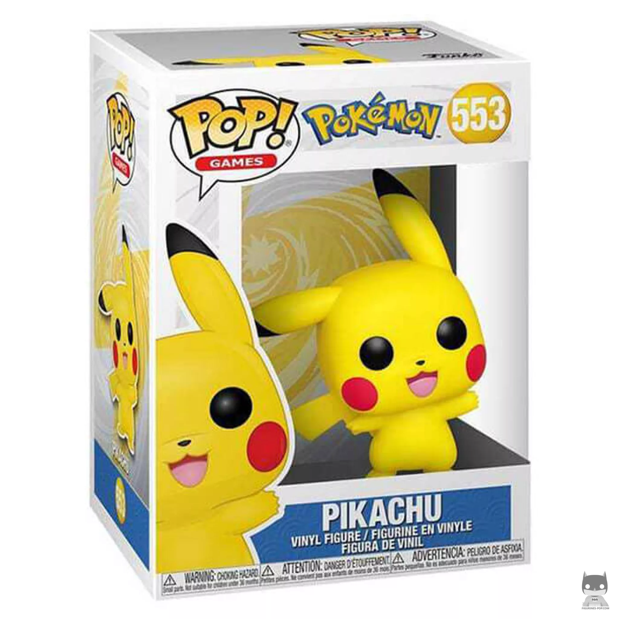 Pikachu Funko Pop! figure in its box