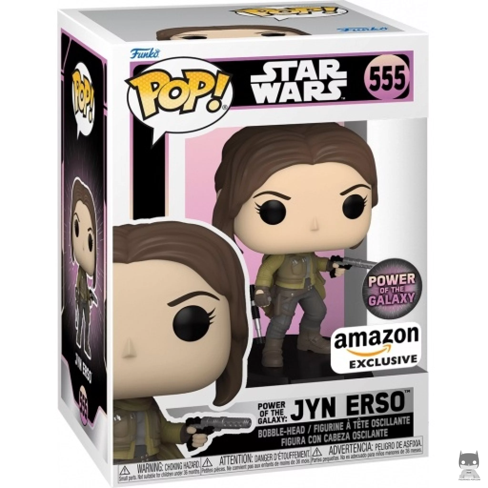 Jyn Erso Funko Pop! figure in its box