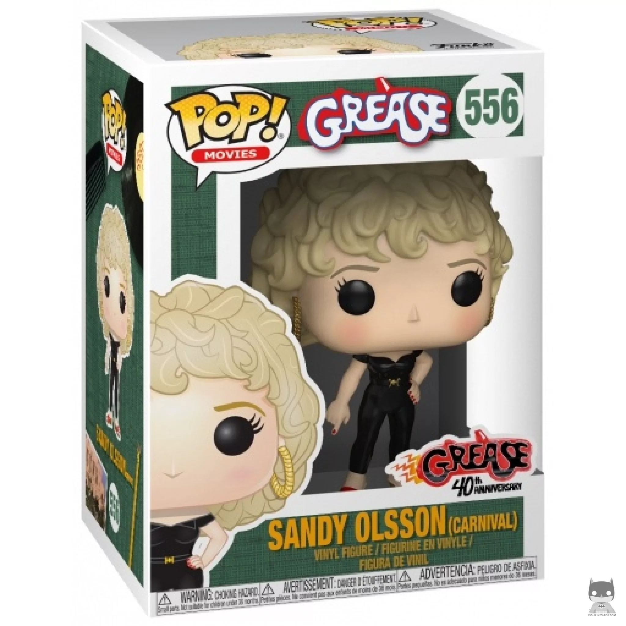 Sandy Olsson Carnival Funko Pop! figure in its box