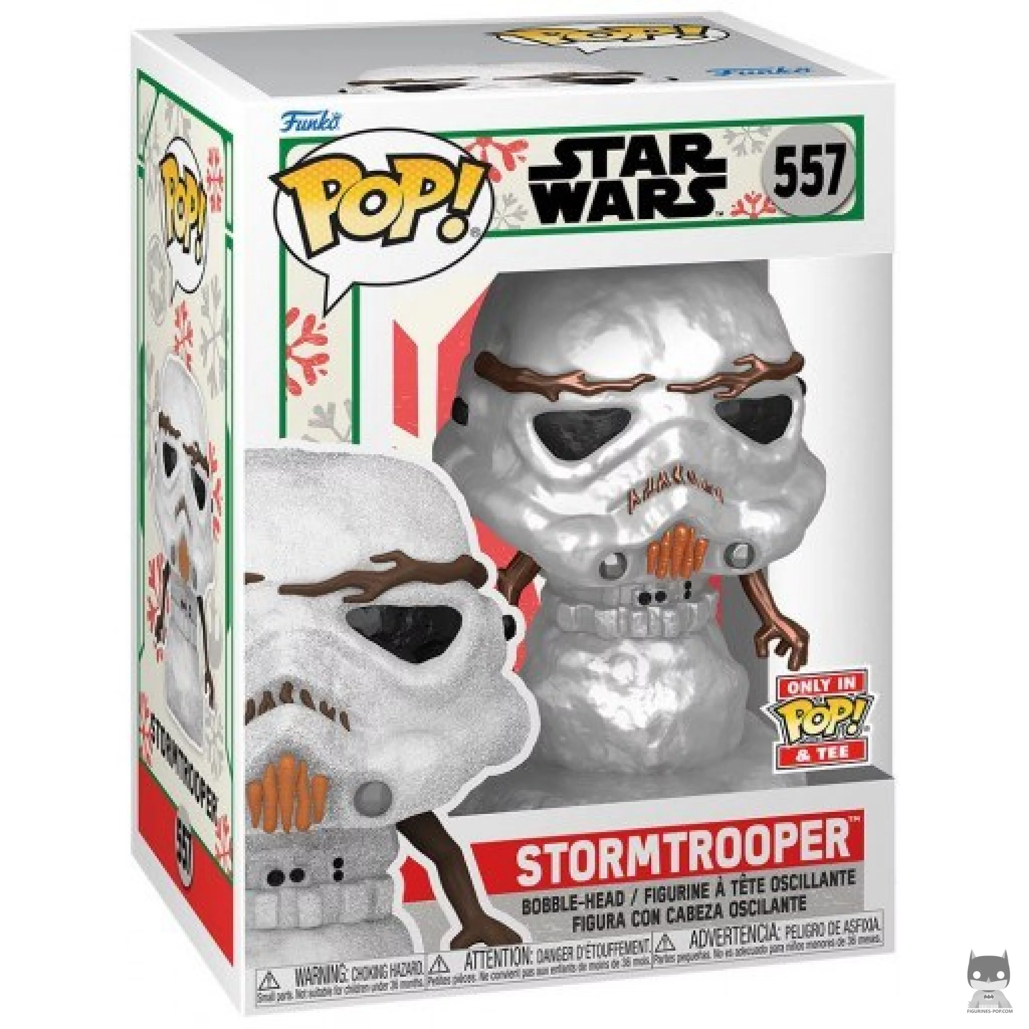 Stormtrooper Snowman (Metallic) Funko Pop! figure in its box