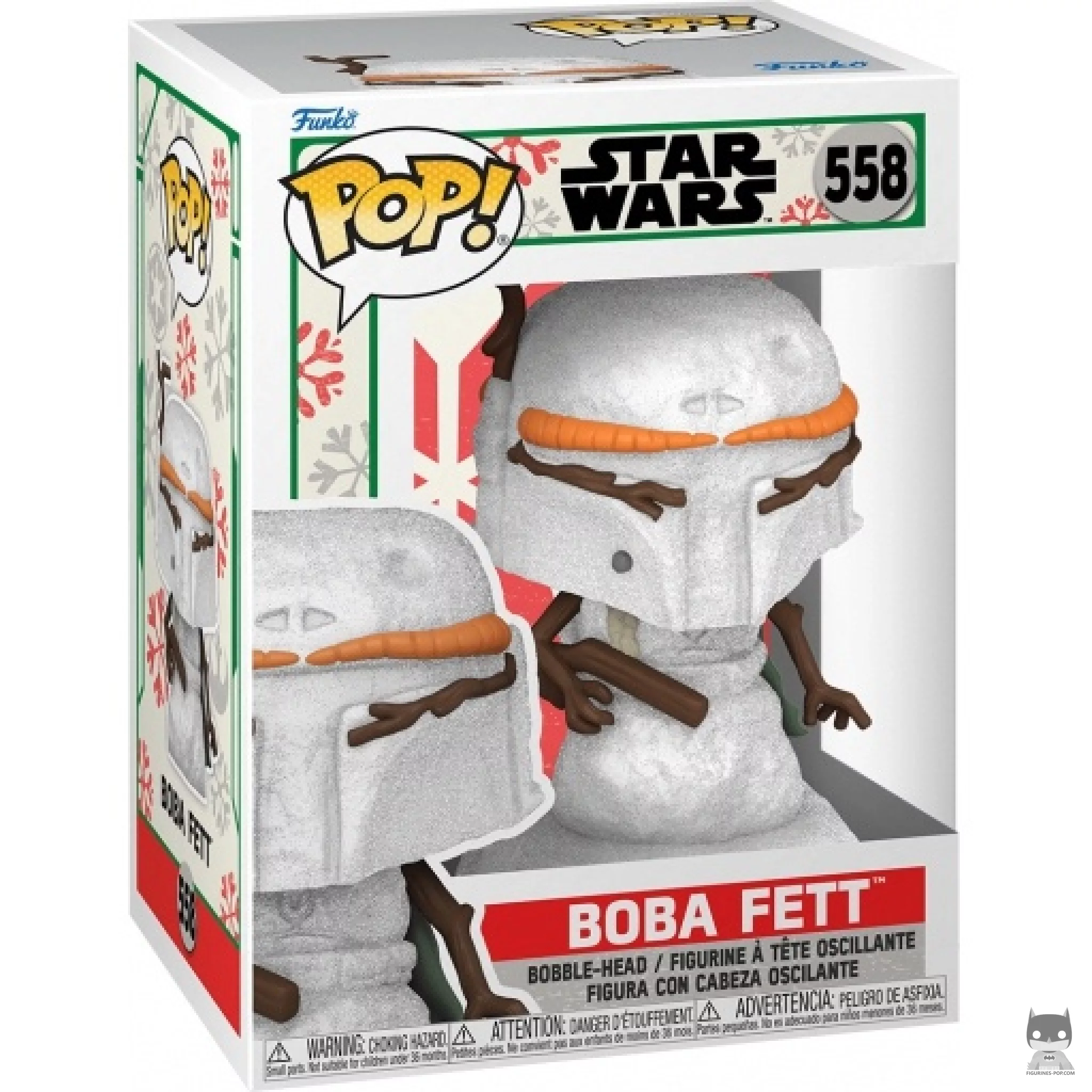 Boba Fett Snowman Funko Pop! figure in its box