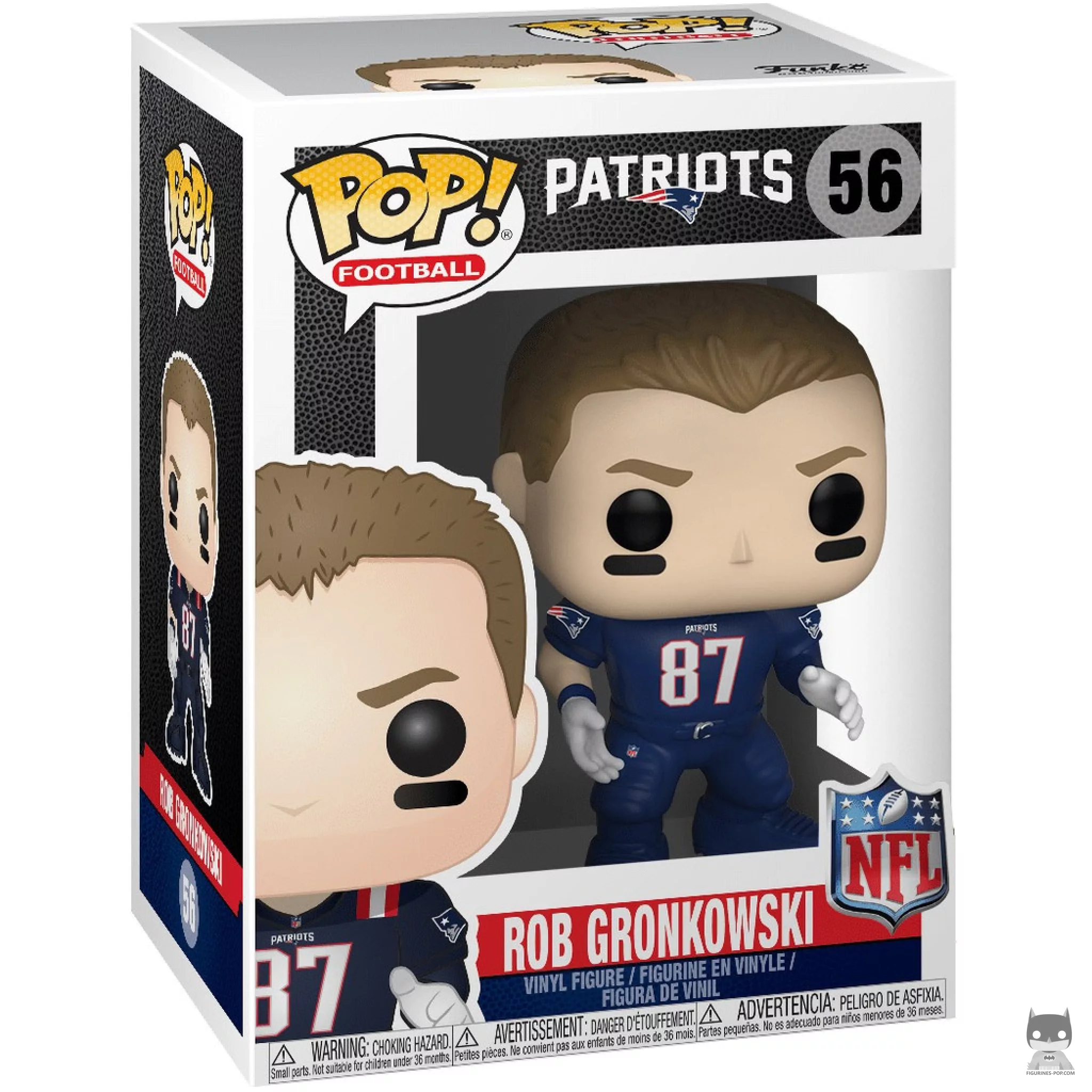 Rob Gronkowski Funko Pop! figure in its box