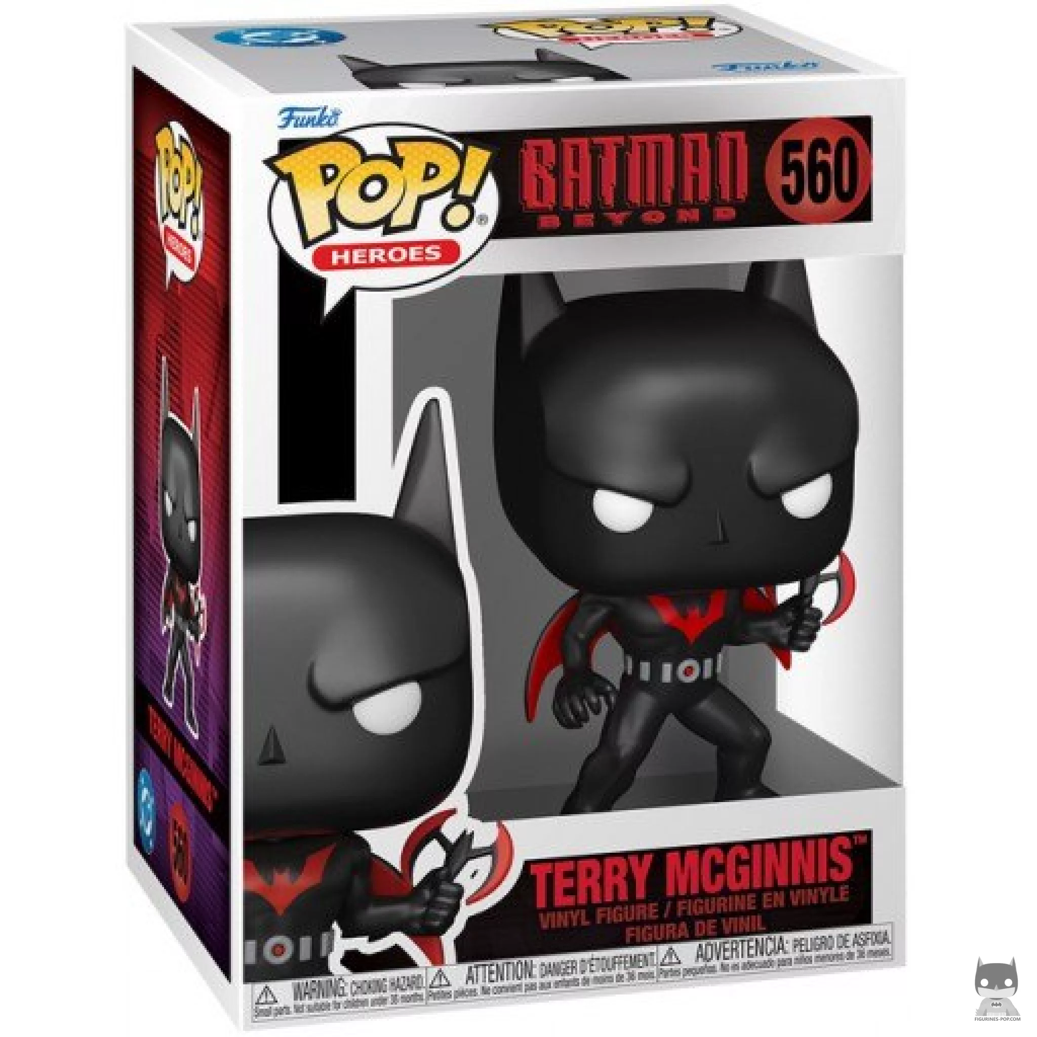 Terry McGinnis Funko Pop! figure in its box