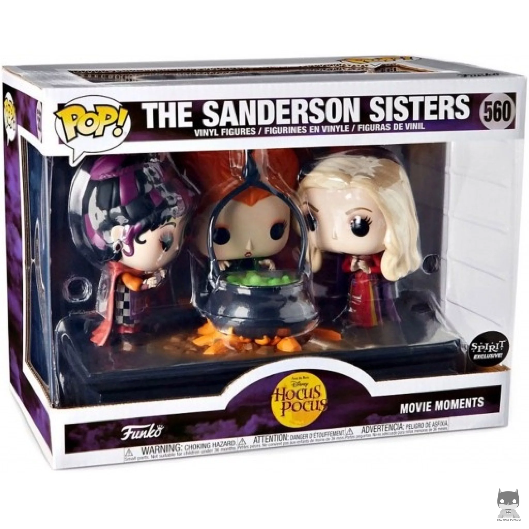 The Sanderson Sisters Funko Pop! figure in its box