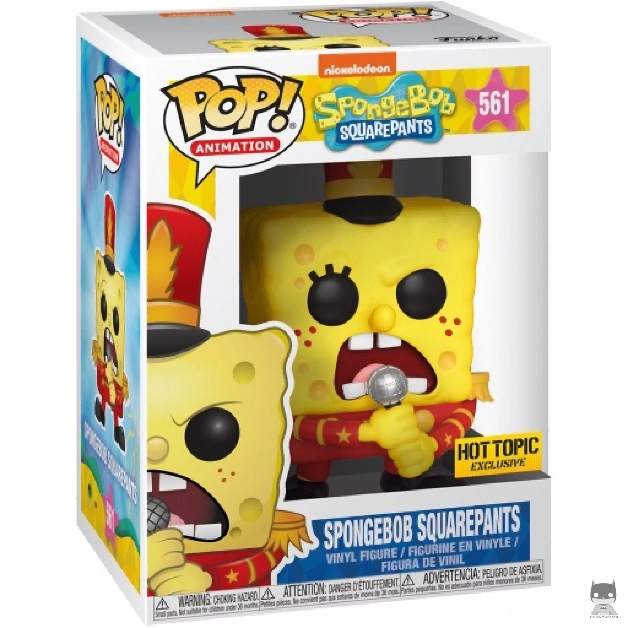 Spongebob Squarepants with micro Funko Pop! figure in its box