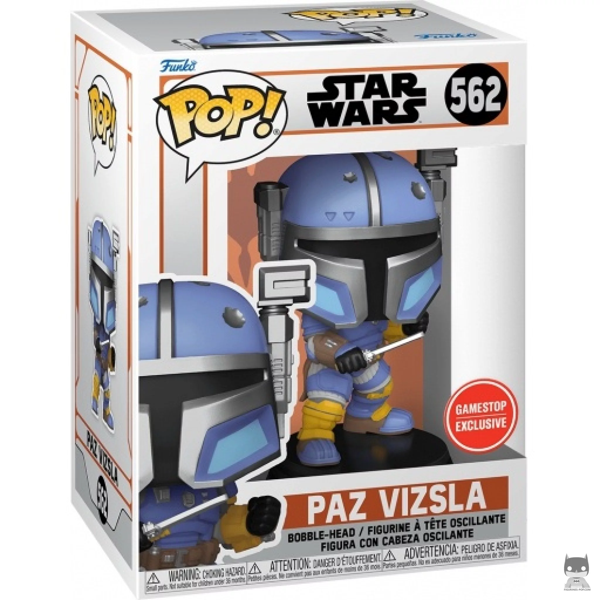Paz Vizsla Funko Pop! figure in its box