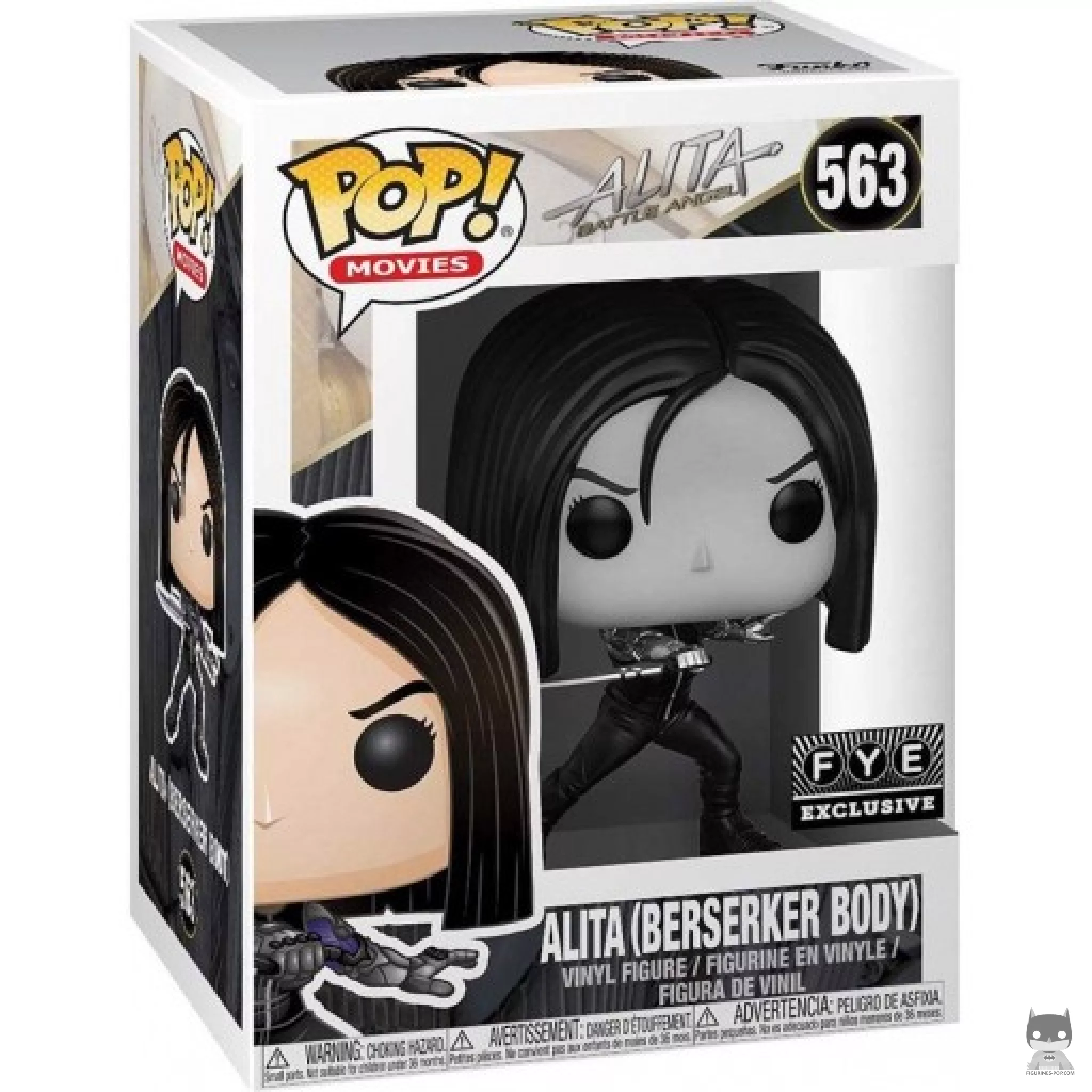 Alita Berserker Body (Black and White) Funko Pop! figure in its box