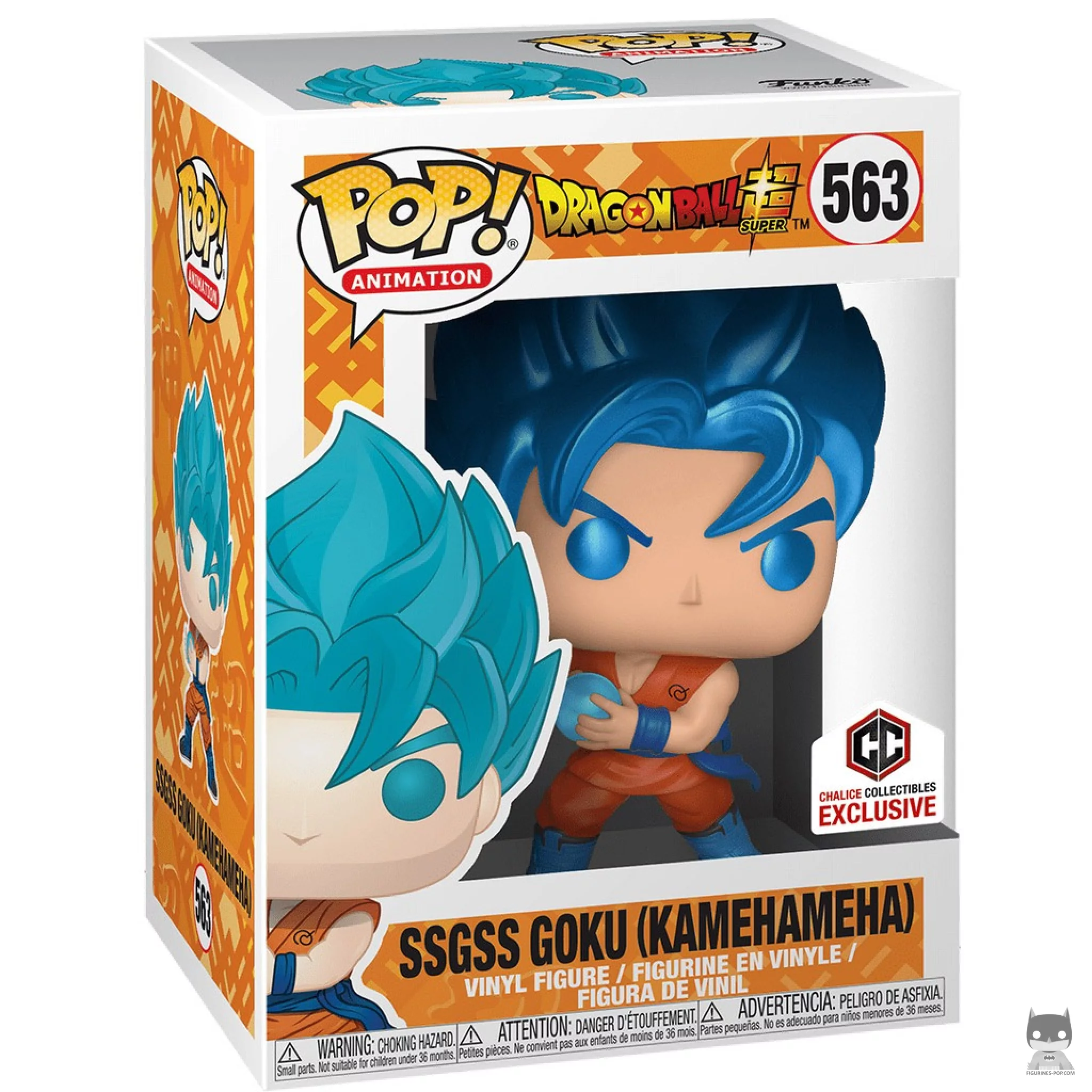 SSGSS Goku Kamehameha (Metallic) Funko Pop! figure in its box
