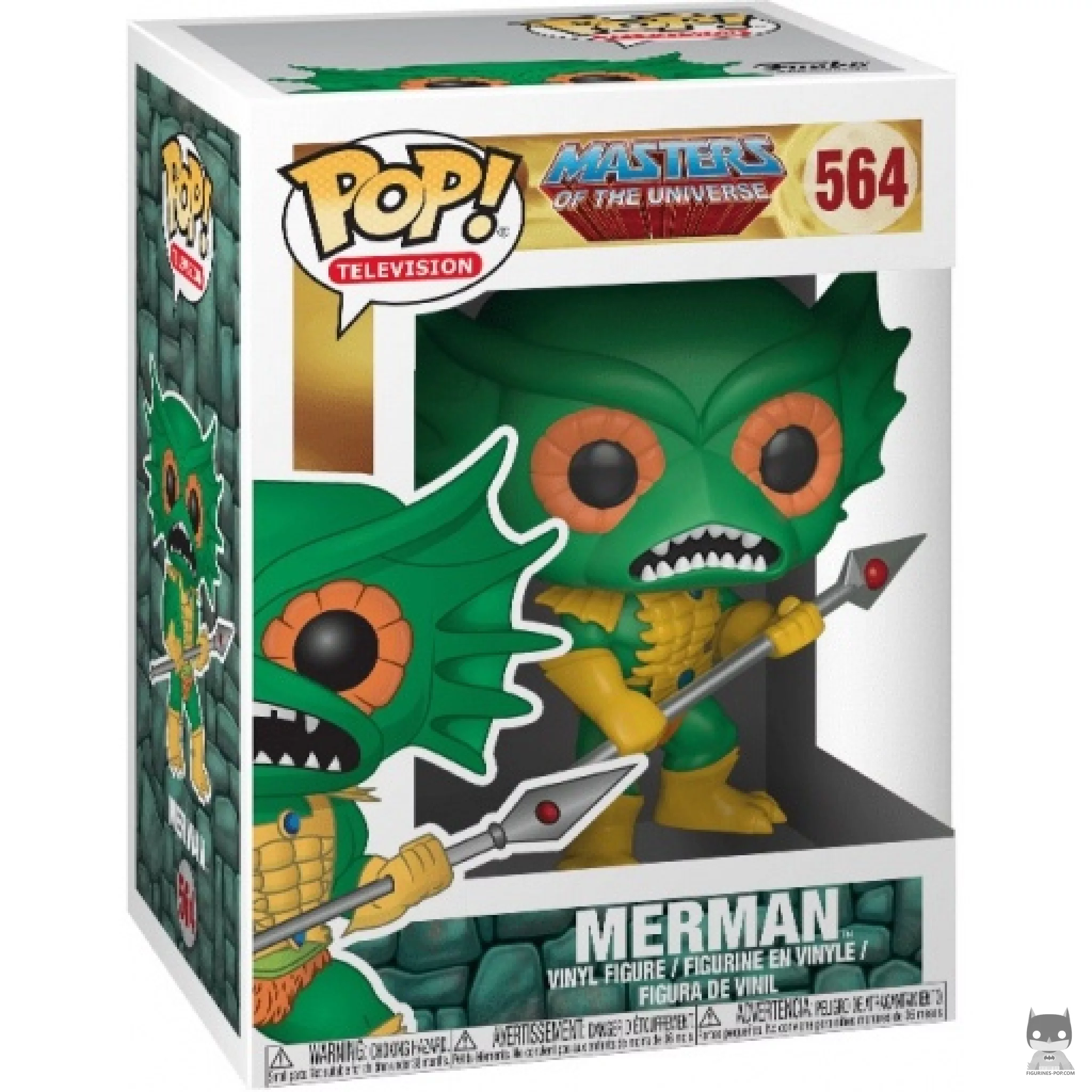 Mer-Man Funko Pop! figure in its box