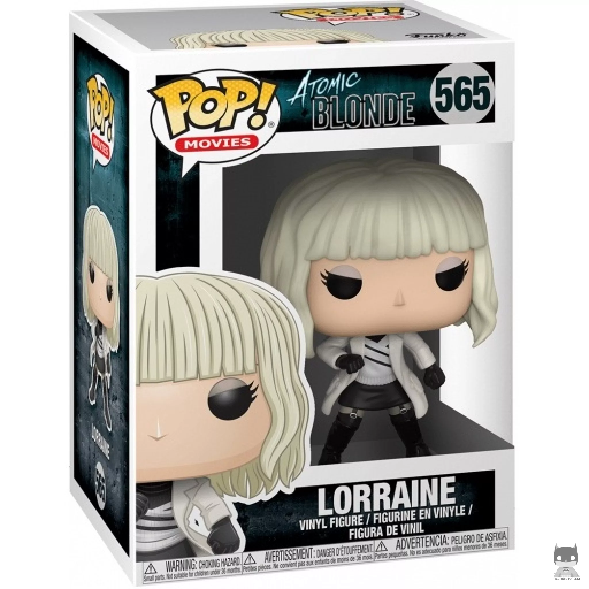 Lorraine with White Coat Funko Pop! figure in its box