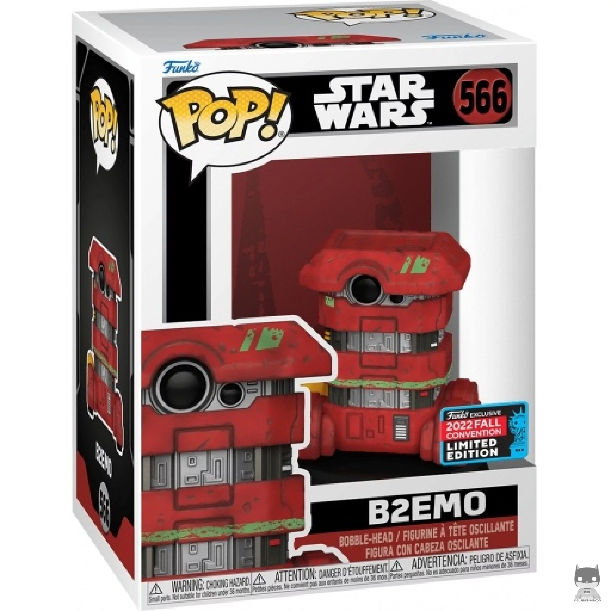 B2EMO Funko Pop! figure in its box