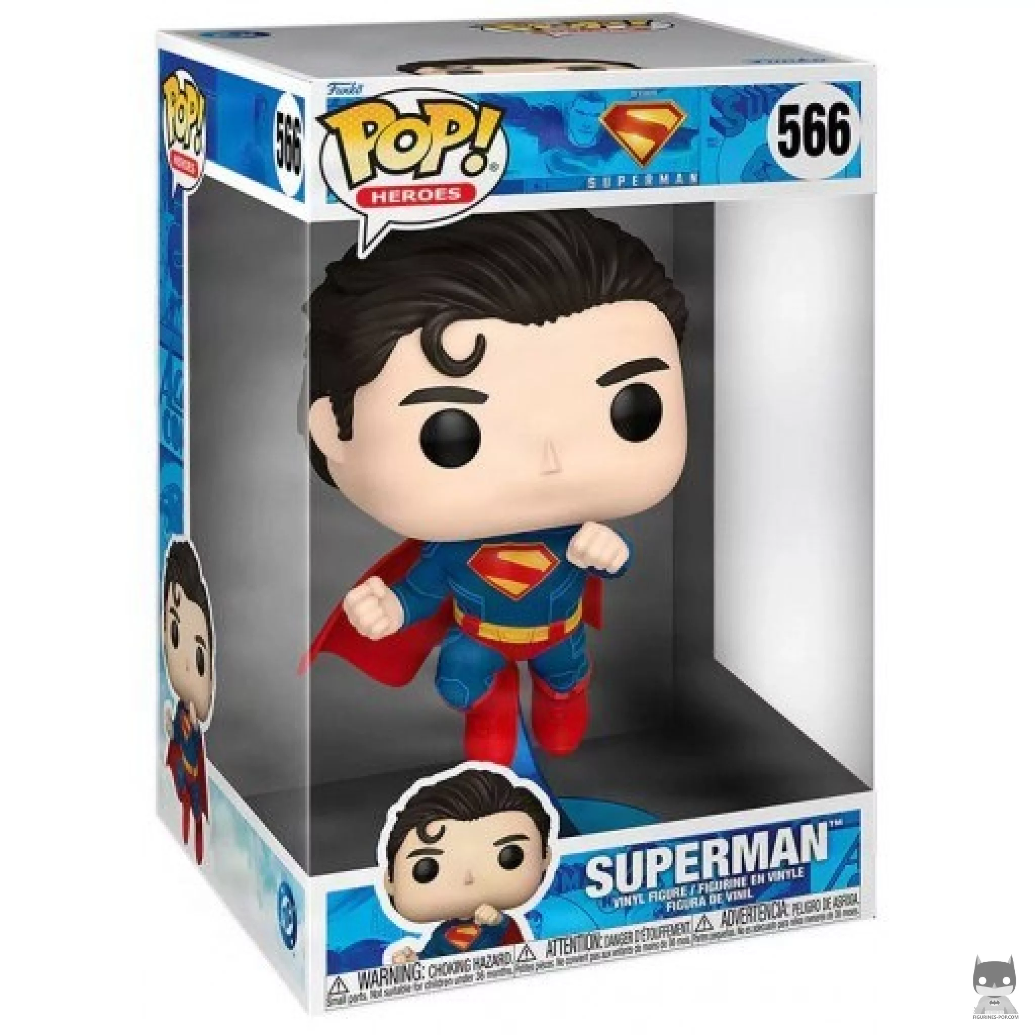 Superman (SuperSized) Funko Pop! figure in its box