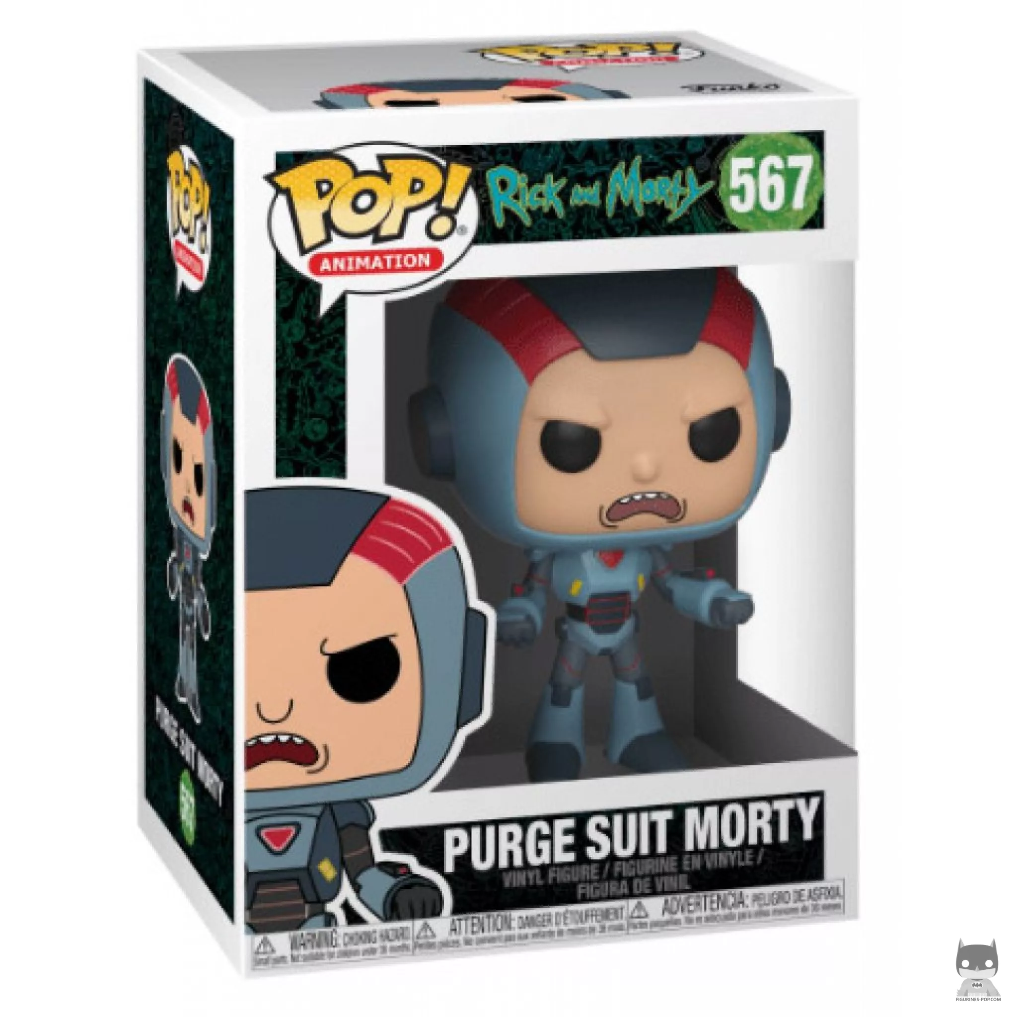 Purge Suit Morty Suit Funko Pop! figure in its box