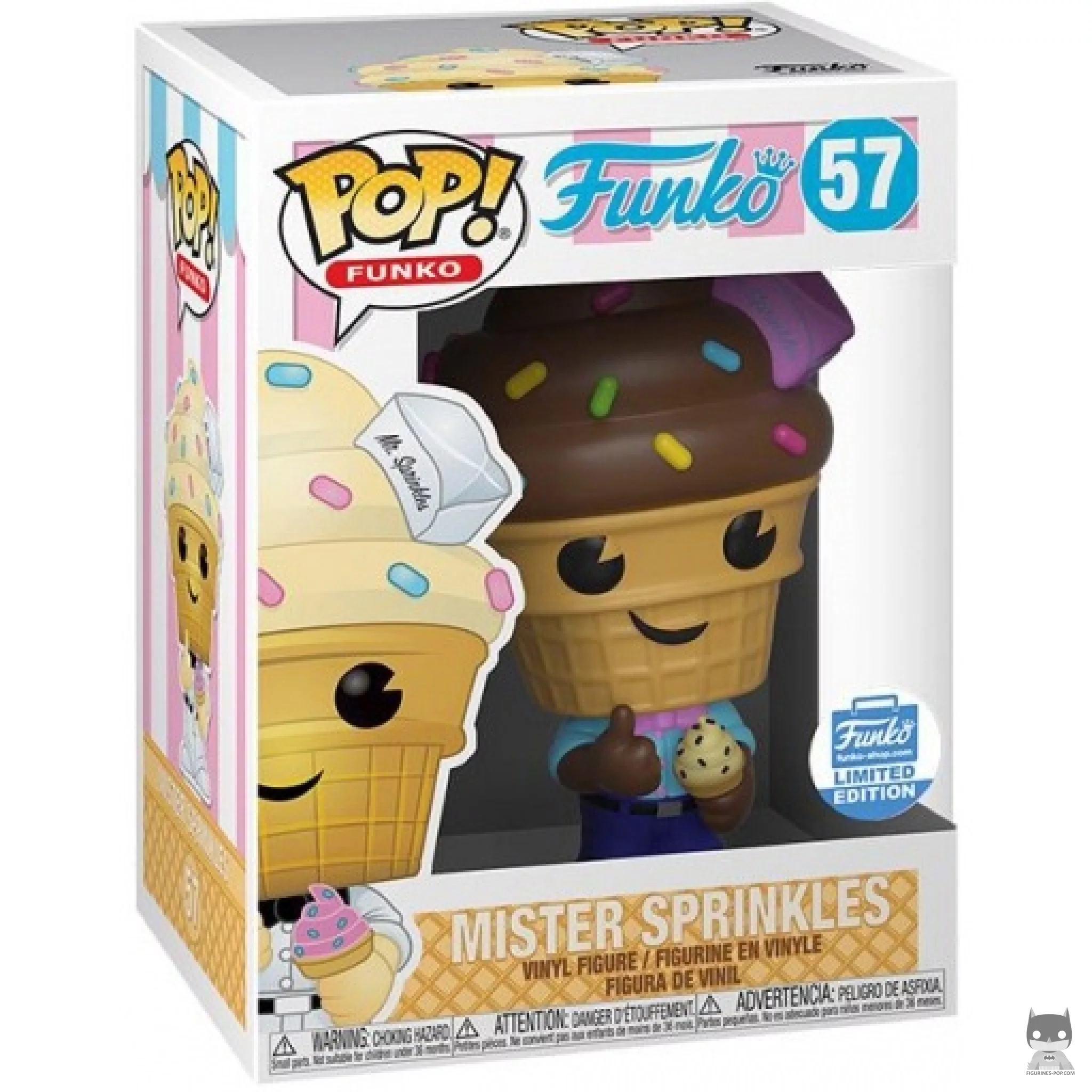 Mr. Sprinkles (Chocolate) Funko Pop! figure in its box