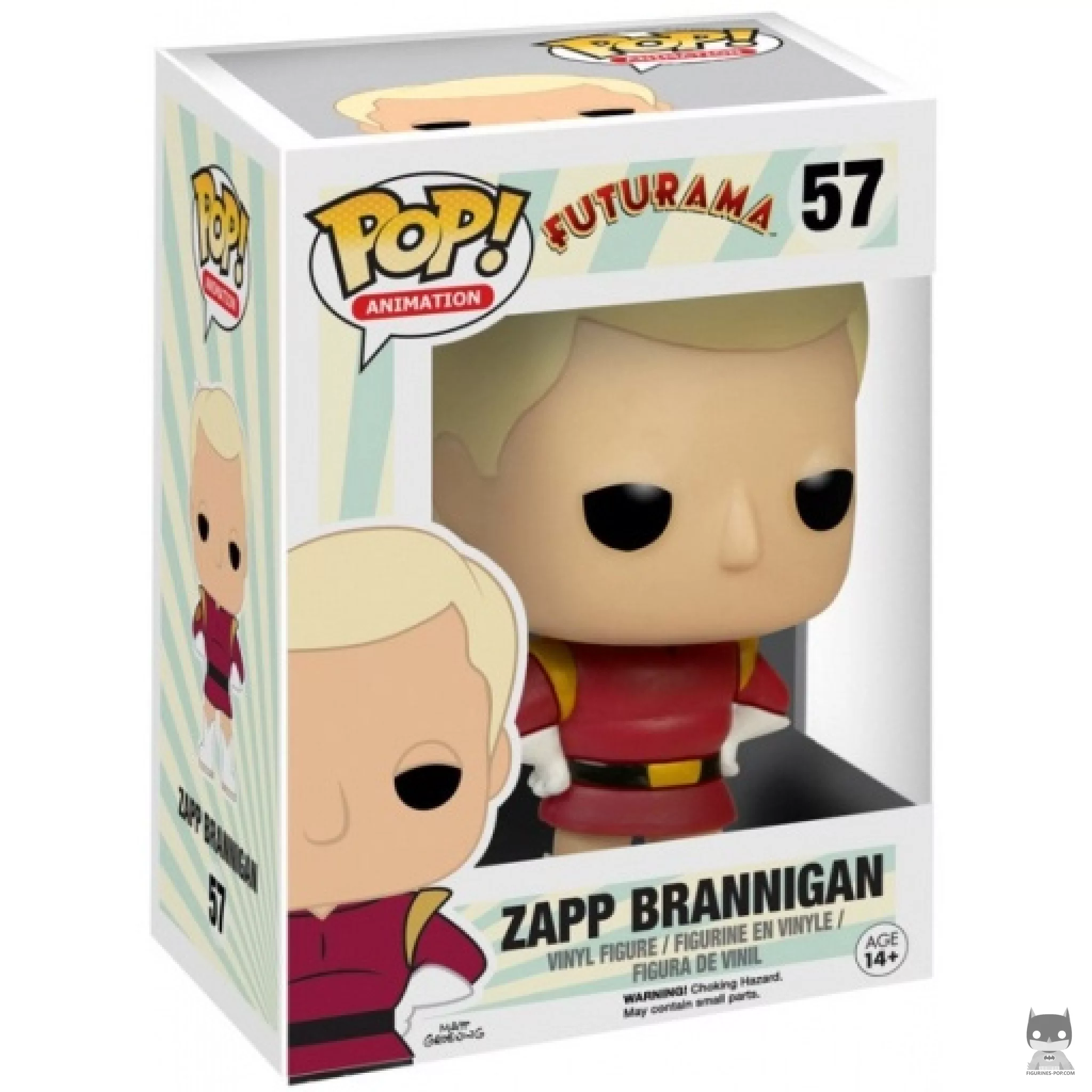 Zapp Brannigan Funko Pop! figure in its box