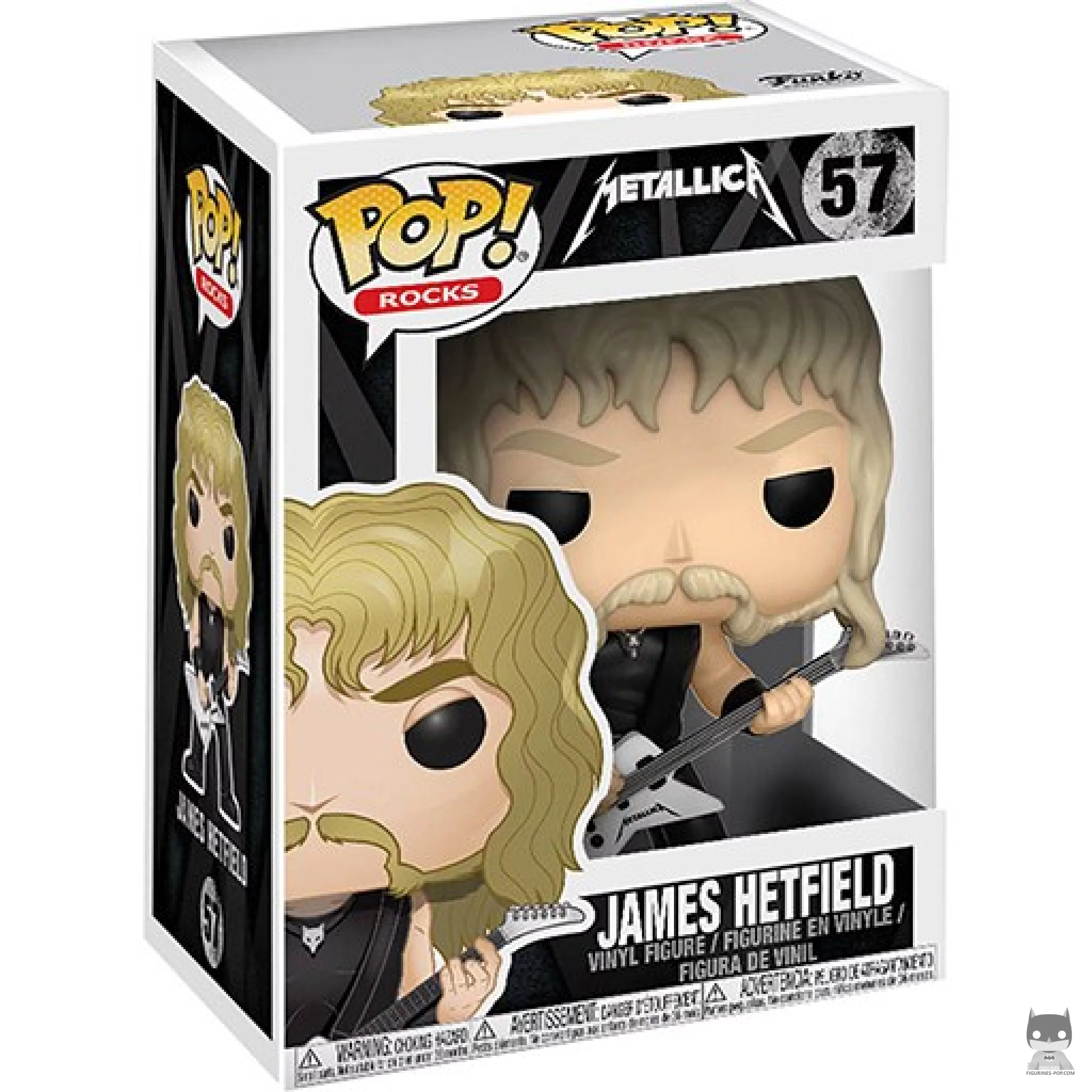 James Hetfield Funko Pop! figure in its box