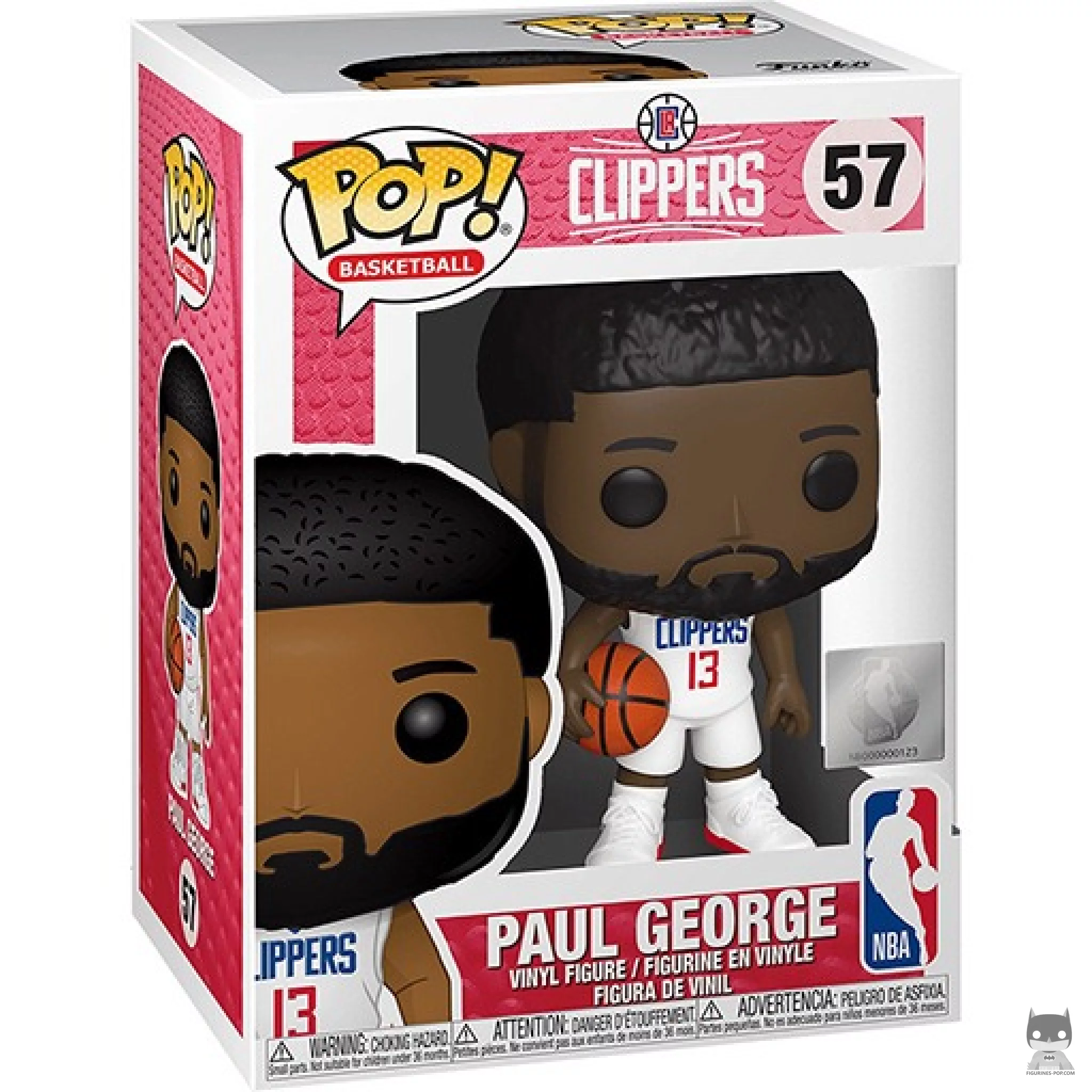 Paul George Funko Pop! figure in its box