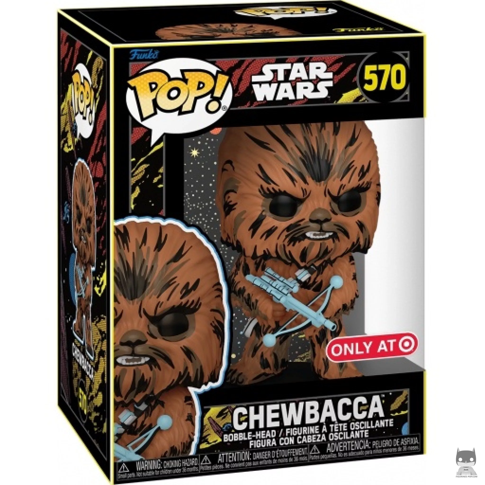 Chewbacca Funko Pop! figure in its box