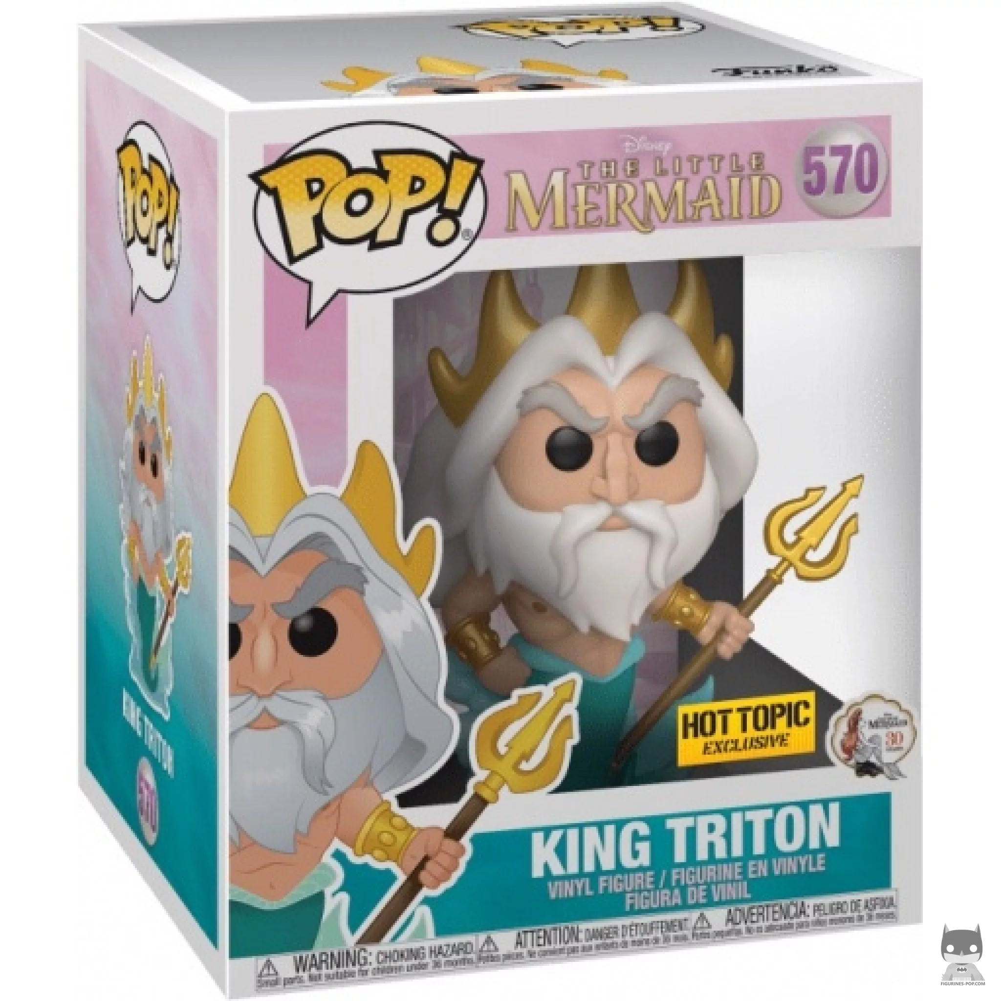 King Triton (Supersized) Funko Pop! figure in its box