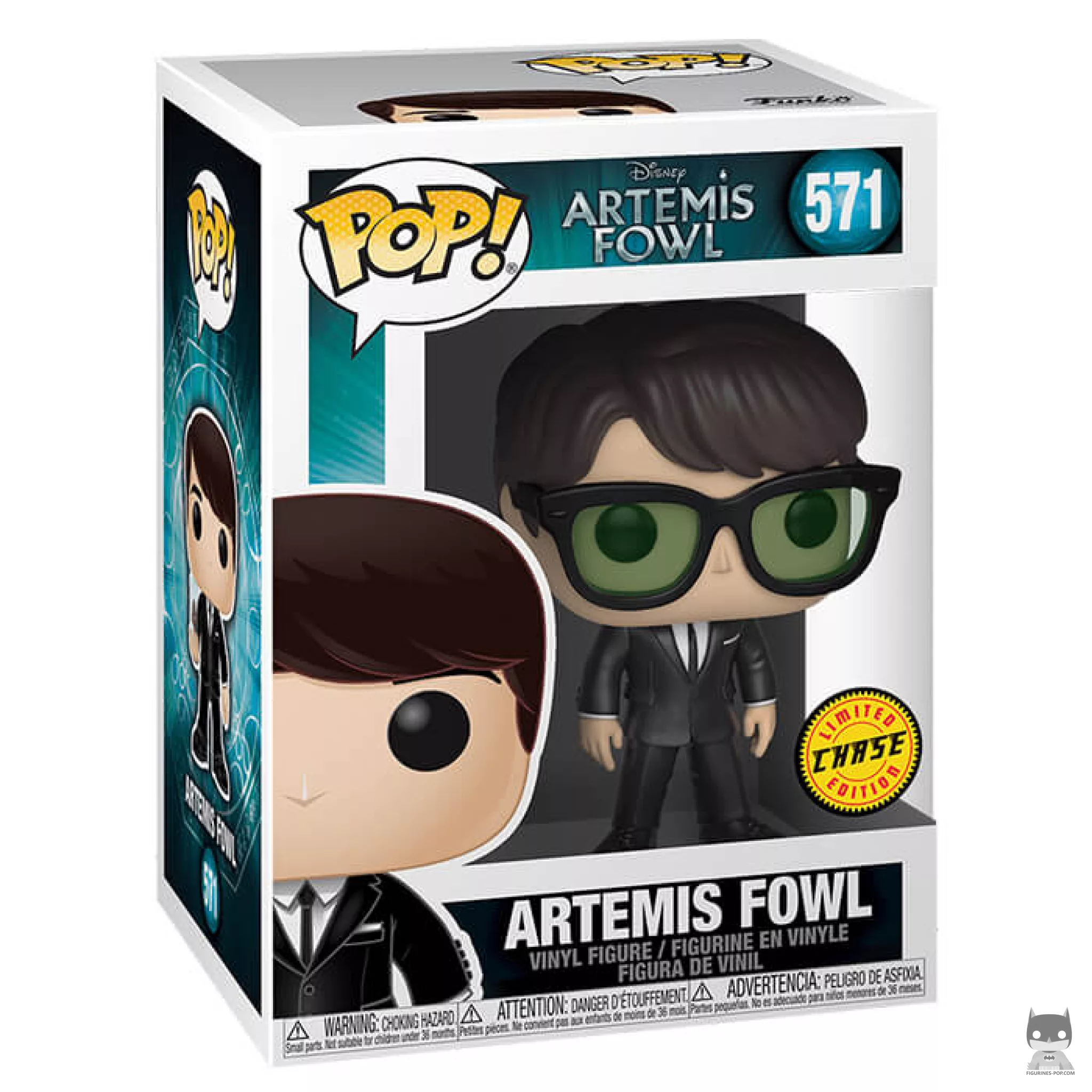 Artemis Fowl (Chase) Funko Pop! figure in its box