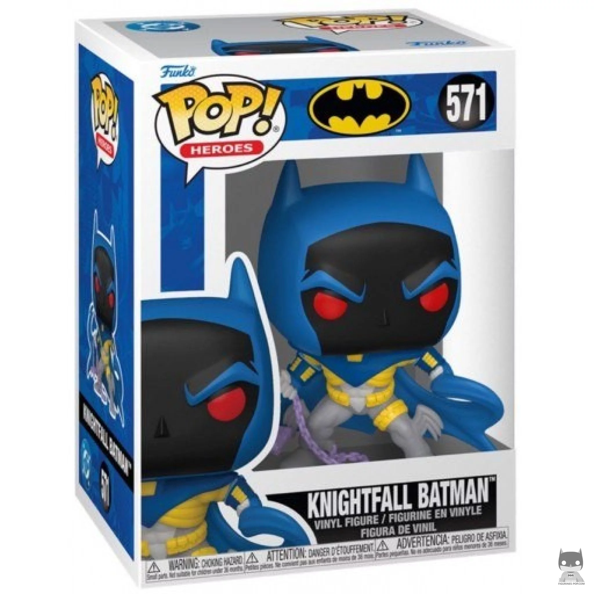 Knightfall Batman Funko Pop! figure in its box